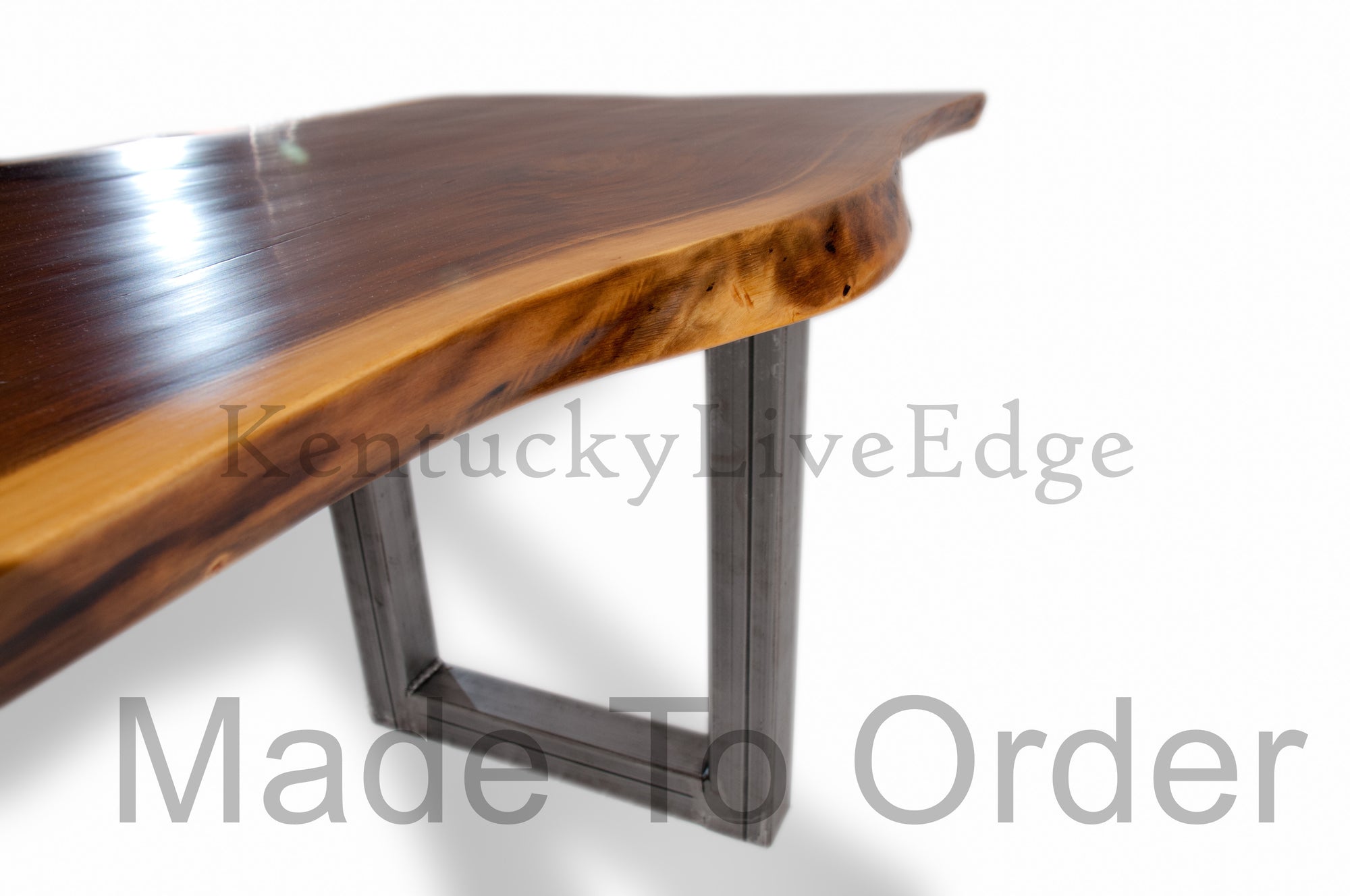 Made to Order Dining Table- Conference Table- Live Edge- Modern- Rustic- Hardwood- Urban Reclaim- Reclaimed Wood- Steel Legs- Custom