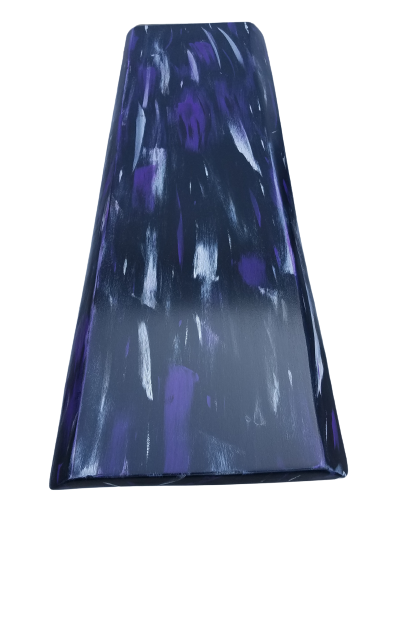 Purple Coffee Table- Live Edge Coffee Table- Graffiti- Bench- Modern Coffee Table- Contemporary- Steel- Purple Rain- Prince- Mahogany- Cool