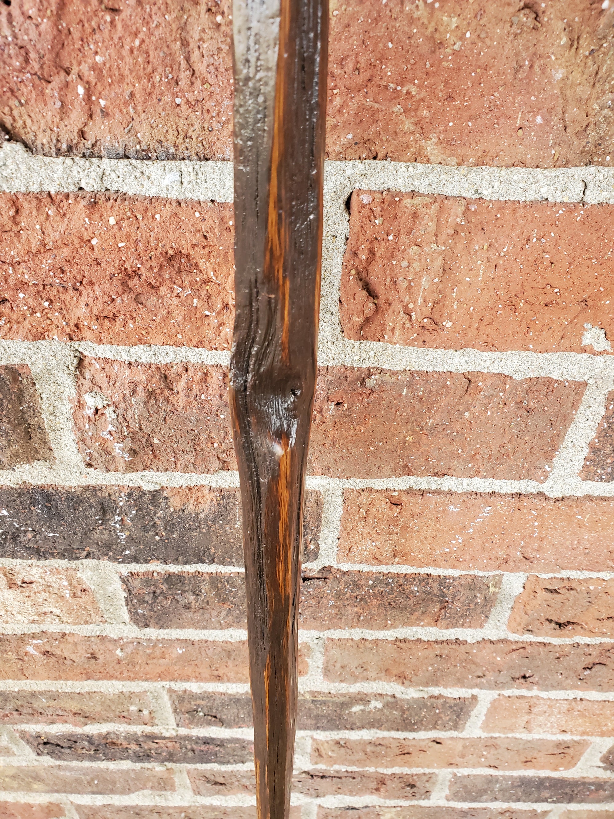 Handcrafted Walking Stick- Made from 100 Year Old Reclaimed Kentucky Tobacco Stick- Walking Stick- Twisty- Hiking Accessory- 'Wise Elder'