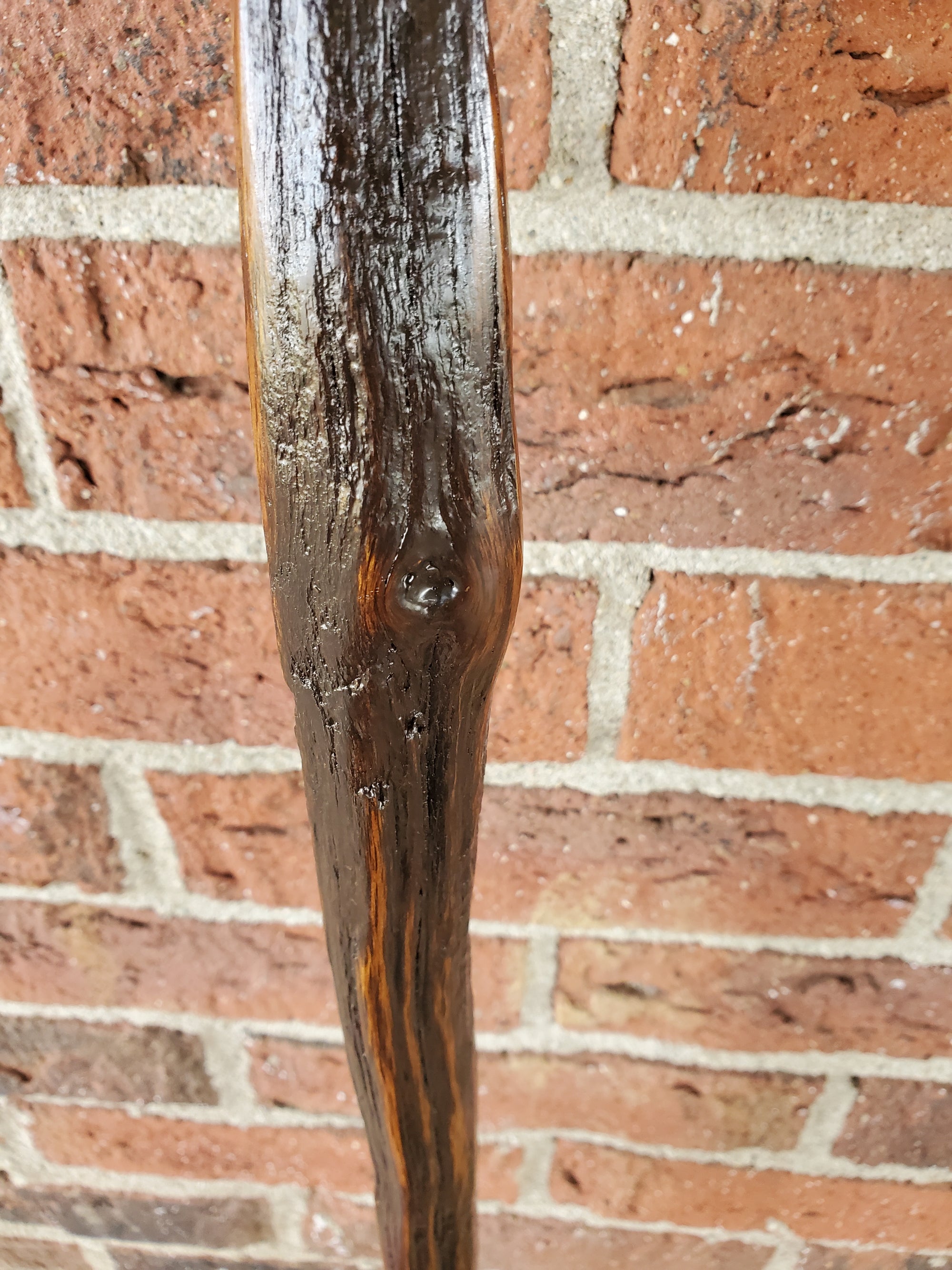 Handcrafted Walking Stick- Made from 100 Year Old Reclaimed Kentucky Tobacco Stick- Walking Stick- Twisty- Hiking Accessory- 'Wise Elder'