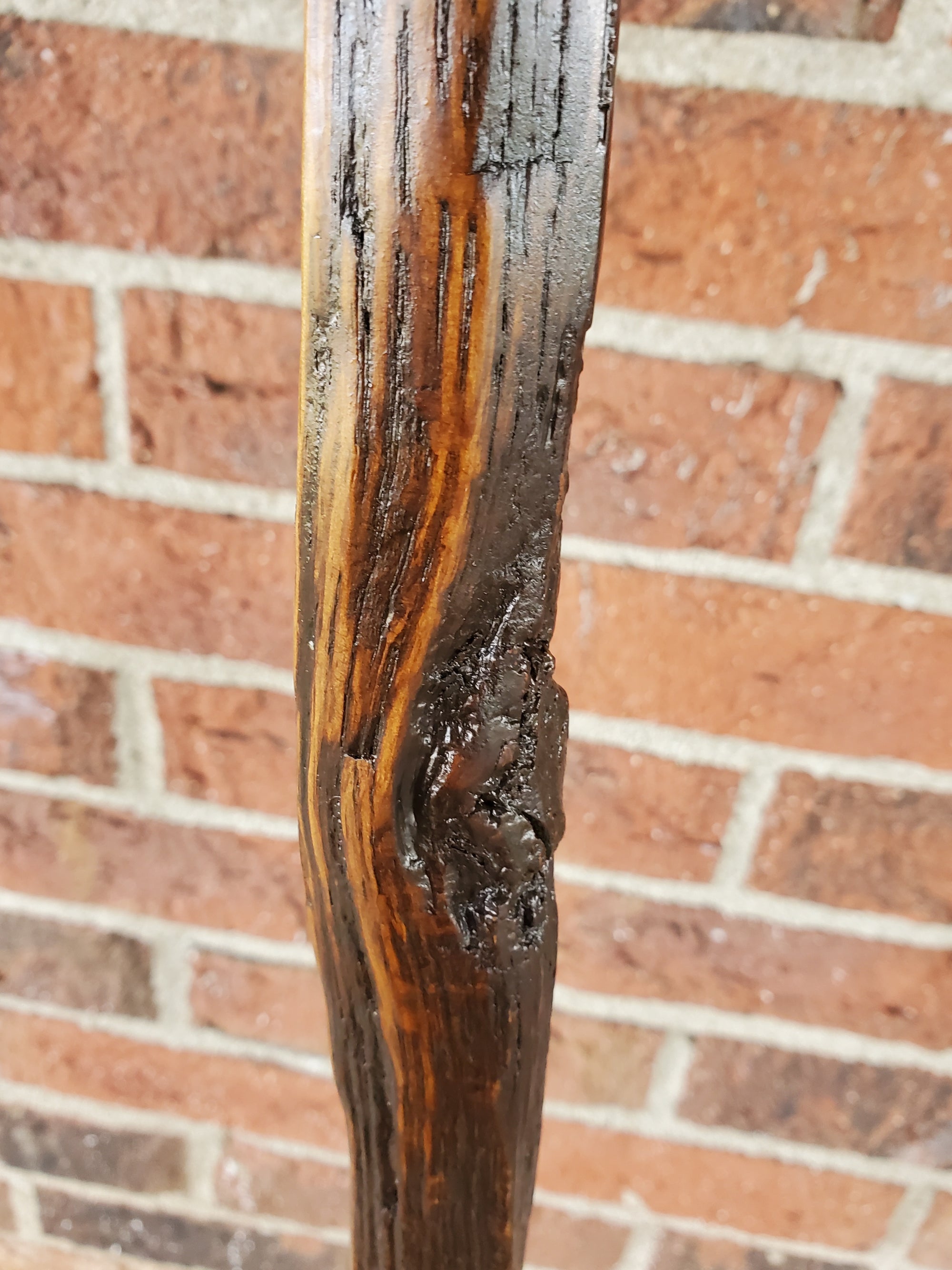 Handcrafted Walking Stick- Made from 100 Year Old Reclaimed Kentucky Tobacco Stick- Walking Stick- Twisty- Hiking Accessory- 'Wise Elder'