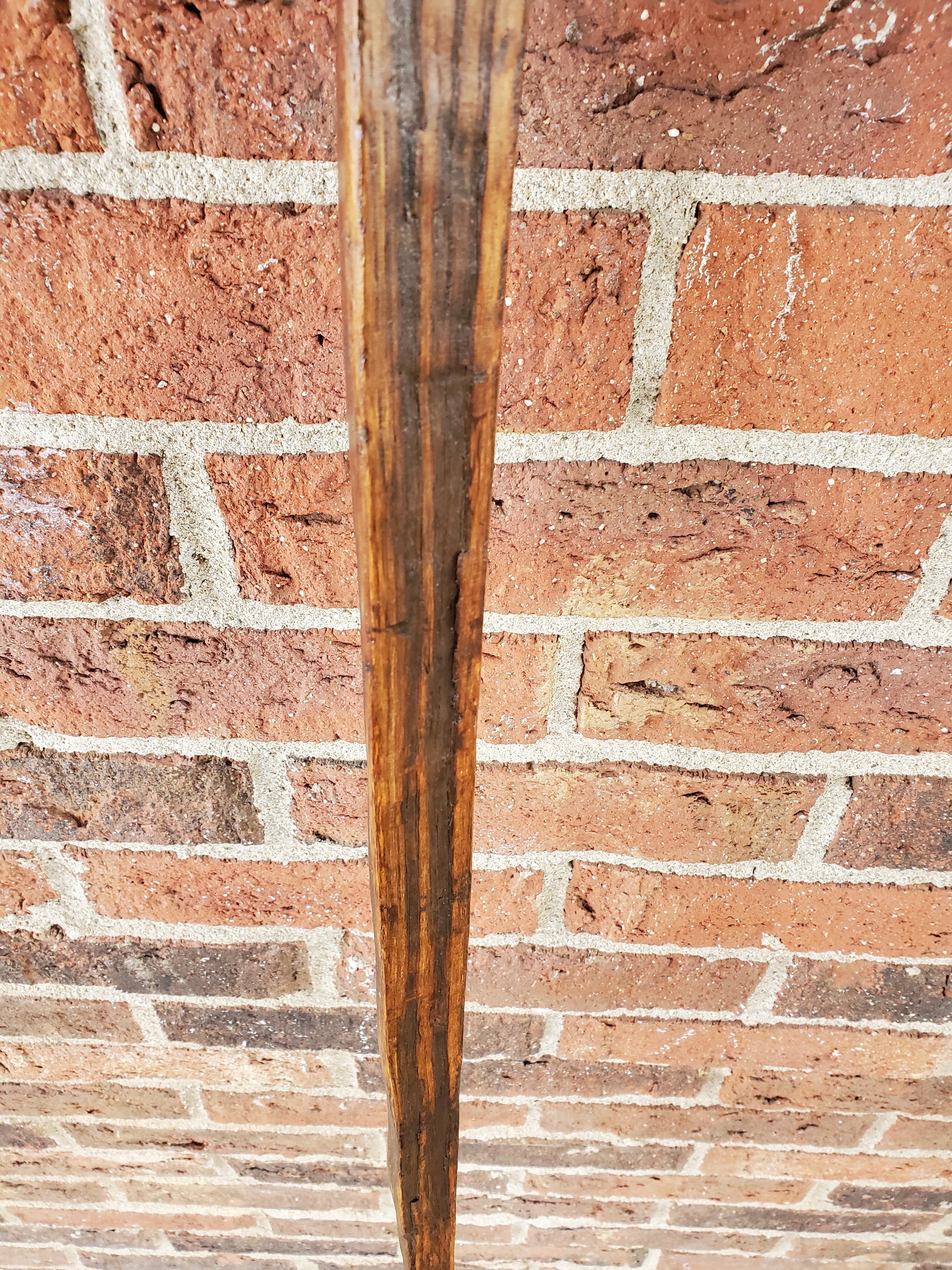 Walking Stick- Made from Reclaimed 100 Year Old Kentucky Tobacco Stick- Hiking Stick- Medium Brown- Outdoors- Hiking Gift- White Oak- Hike