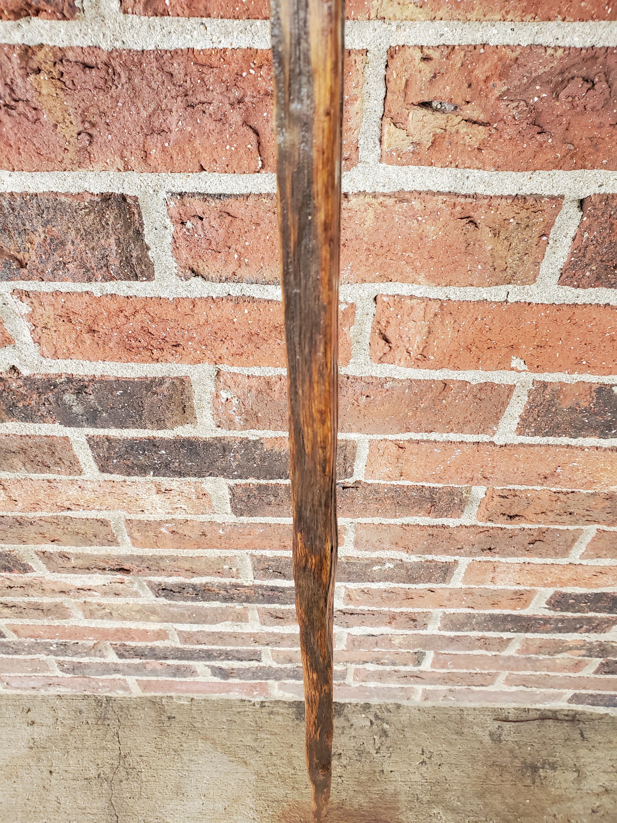 Walking Stick- Made from Reclaimed 100 Year Old Kentucky Tobacco Stick- Hiking Stick- Medium Brown- Outdoors- Hiking Gift- White Oak- Hike