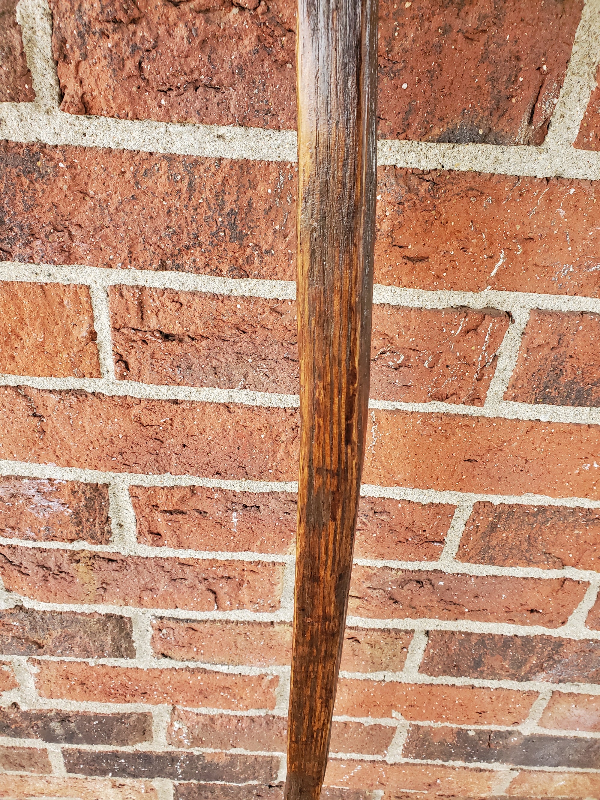 Walking Stick- Made from Reclaimed 100 Year Old Kentucky Tobacco Stick- Hiking Stick- Medium Brown- Outdoors- Hiking Gift- White Oak- Hike