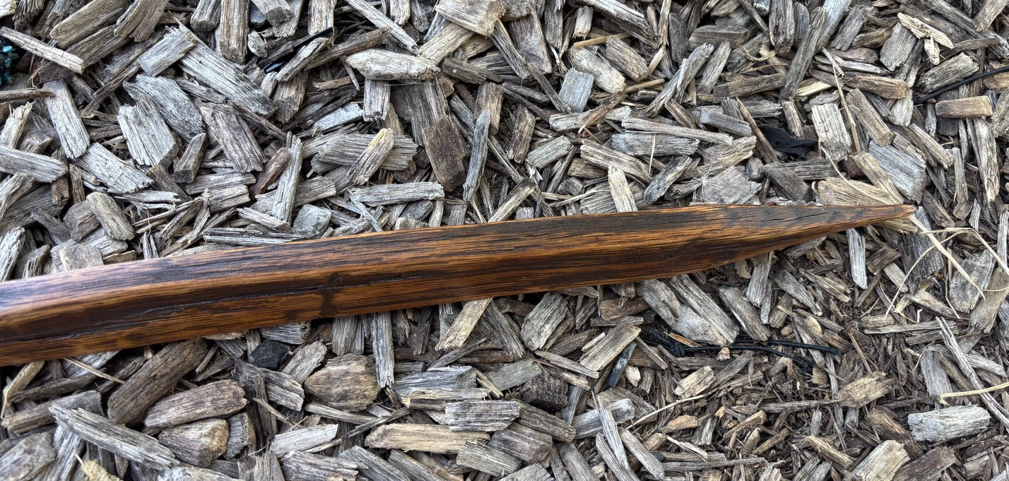 Handcrafted Walking Stick- Made from 100 Year Old Reclaimed Kentucky Tobacco Stick- Walking Stick- Twisty- Hiking Accessory- 'Snakehead.'