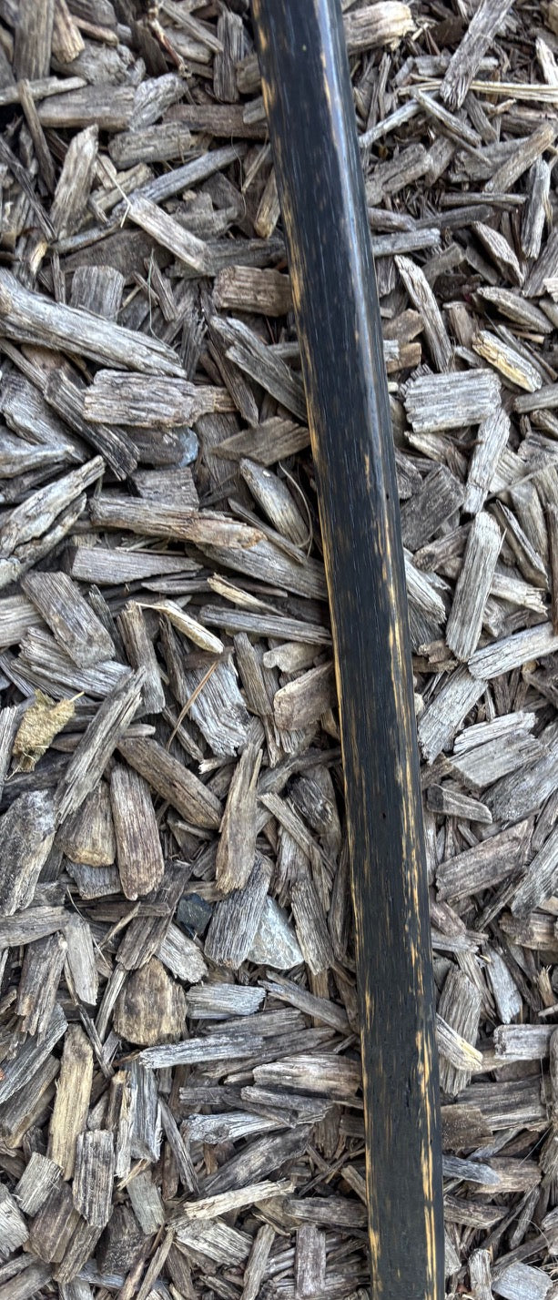 Hiking Stick Made from Reclaimed 100 Year Old Kentucky Tobacco Stick- Walking Stick- Hiking Accessory- Walking Accessory- Oak- 'Charred'