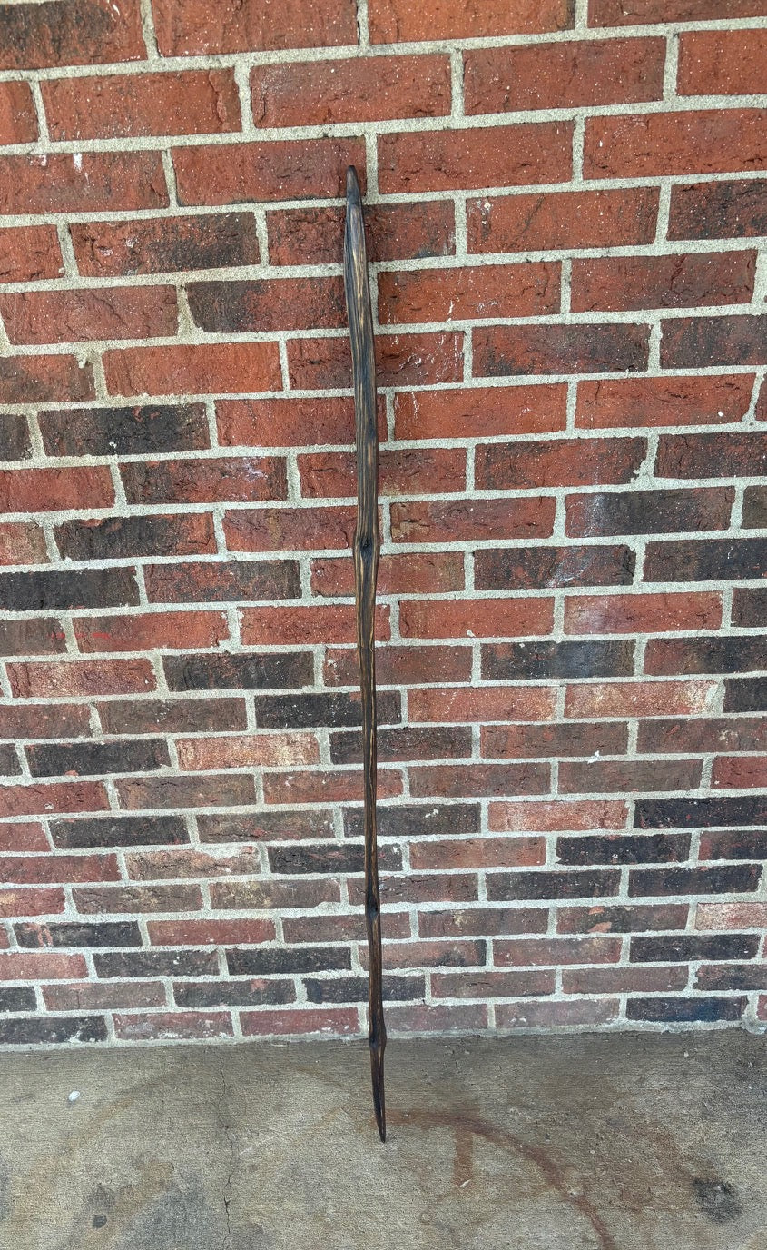 Hiking Stick Made from Reclaimed 100 Year Old Kentucky Tobacco Stick- Walking Stick- Handcrafted- Hiking Accessory- Outdoors- 'Crows Beak'