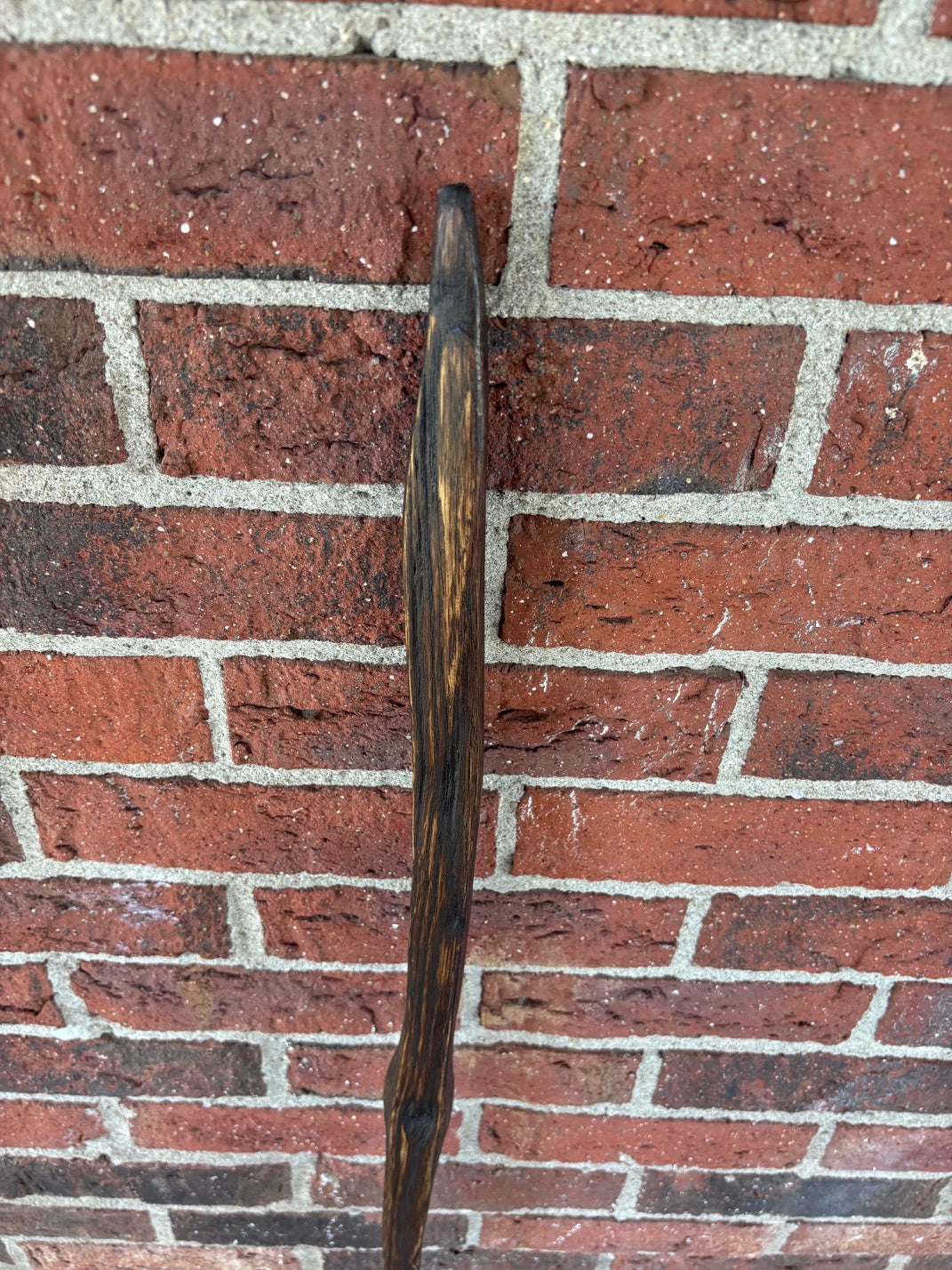 Hiking Stick Made from Reclaimed 100 Year Old Kentucky Tobacco Stick- Walking Stick- Handcrafted- Hiking Accessory- Outdoors- 'Crows Beak'