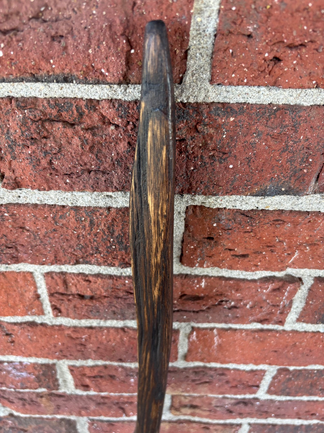 Hiking Stick Made from Reclaimed 100 Year Old Kentucky Tobacco Stick- Walking Stick- Handcrafted- Hiking Accessory- Outdoors- 'Crows Beak'