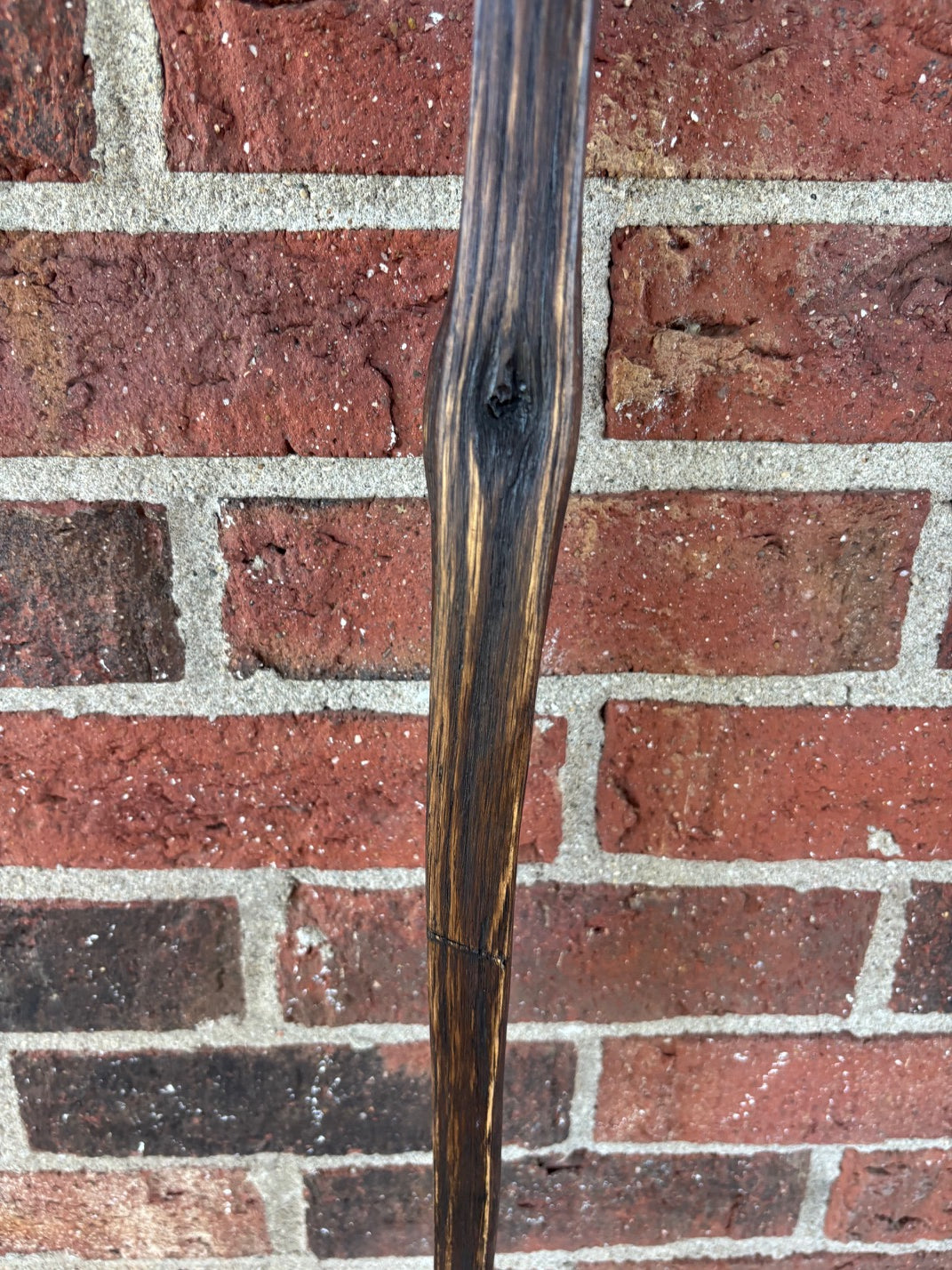 Hiking Stick Made from Reclaimed 100 Year Old Kentucky Tobacco Stick- Walking Stick- Handcrafted- Hiking Accessory- Outdoors- 'Crows Beak'