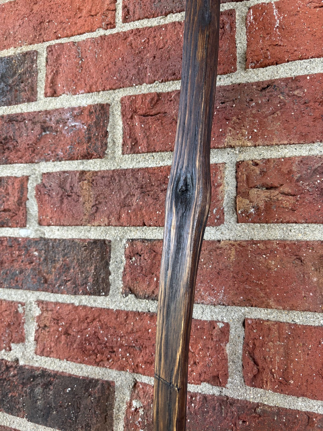 Hiking Stick Made from Reclaimed 100 Year Old Kentucky Tobacco Stick- Walking Stick- Handcrafted- Hiking Accessory- Outdoors- 'Crows Beak'