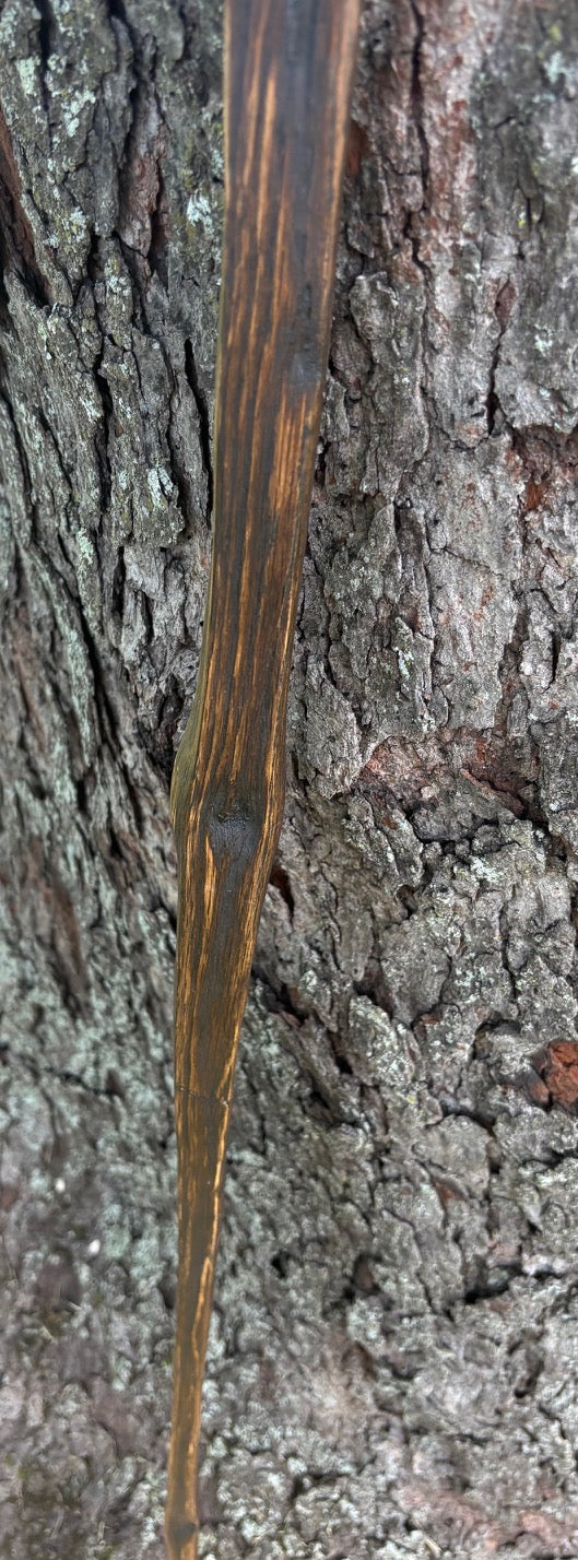 Hiking Stick Made from Reclaimed 100 Year Old Kentucky Tobacco Stick- Walking Stick- Handcrafted- Hiking Accessory- Outdoors- 'Crows Beak'