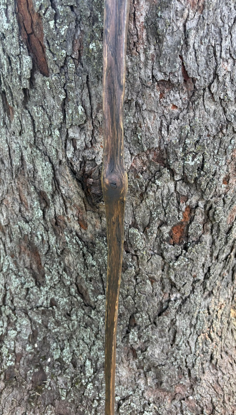 Hiking Stick Made from Reclaimed 100 Year Old Kentucky Tobacco Stick- Walking Stick- Handcrafted- Hiking Accessory- Outdoors- 'Crows Beak'