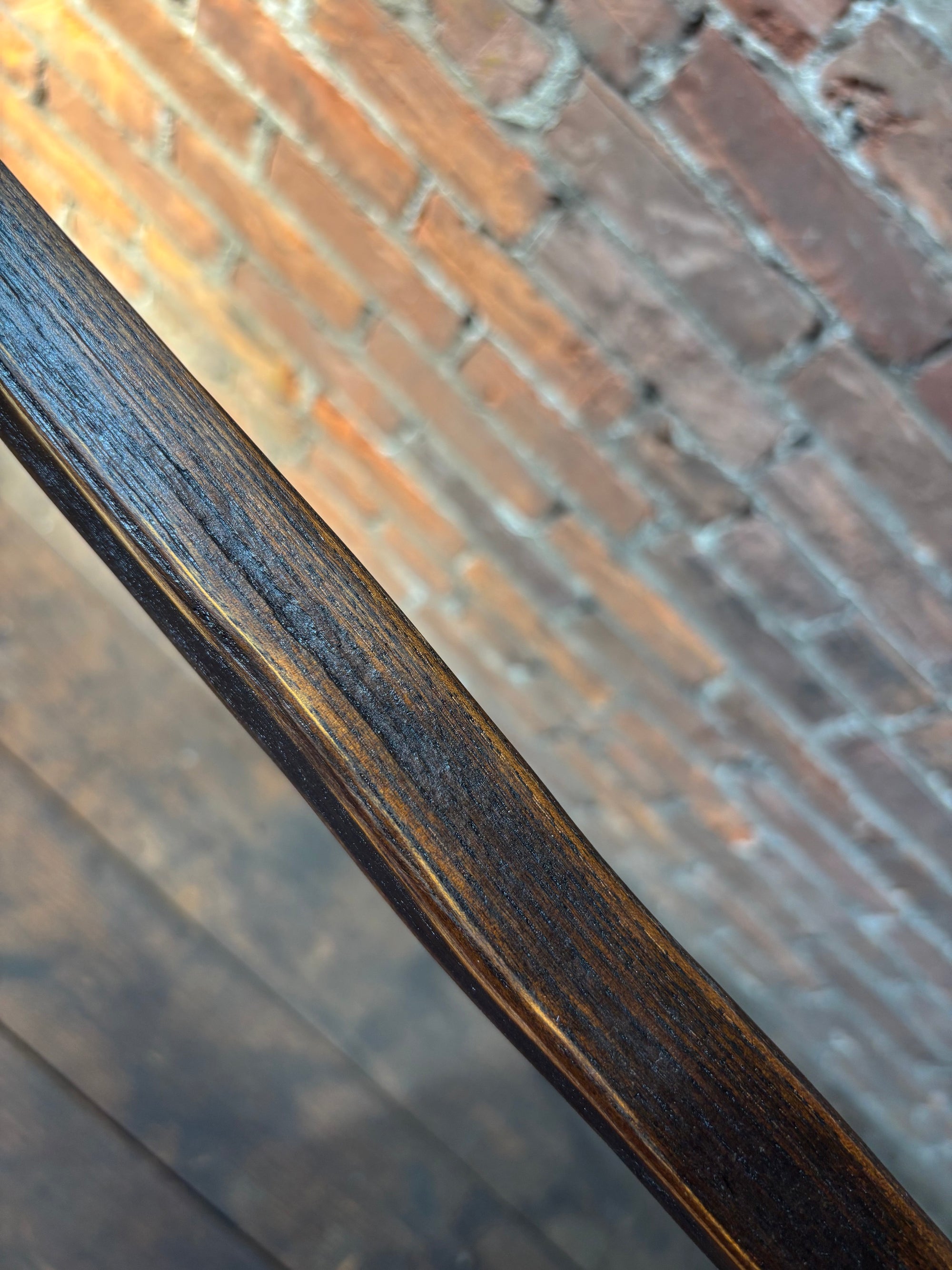Reclaimed 100 Year Old Kentucky Tobacco Stick Walking Cane – White Oak Hiking Stick- 'Shortstack'