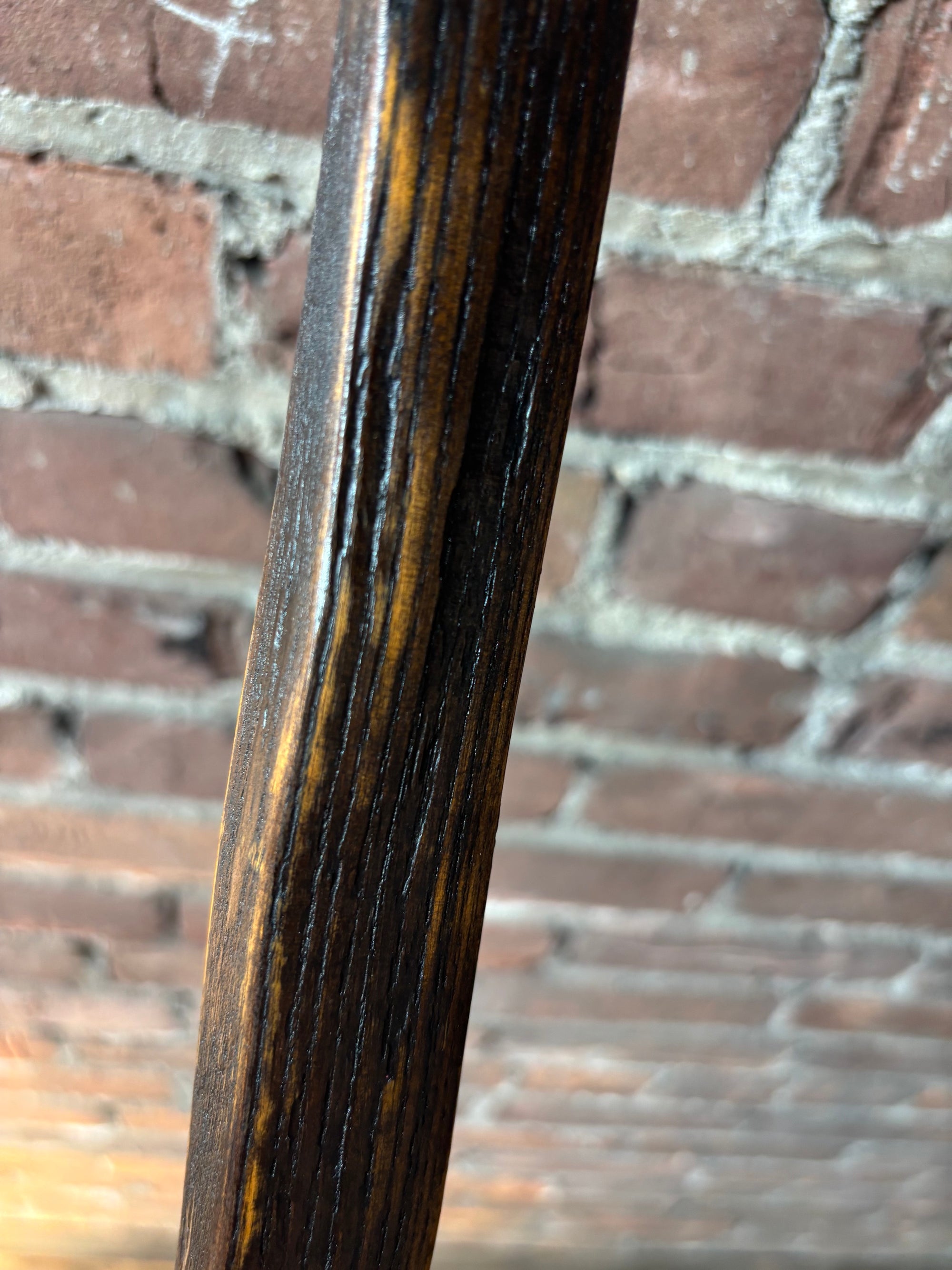 Reclaimed 100 Year Old Kentucky Tobacco Stick Walking Cane – White Oak Hiking Stick- 'Shortstack'