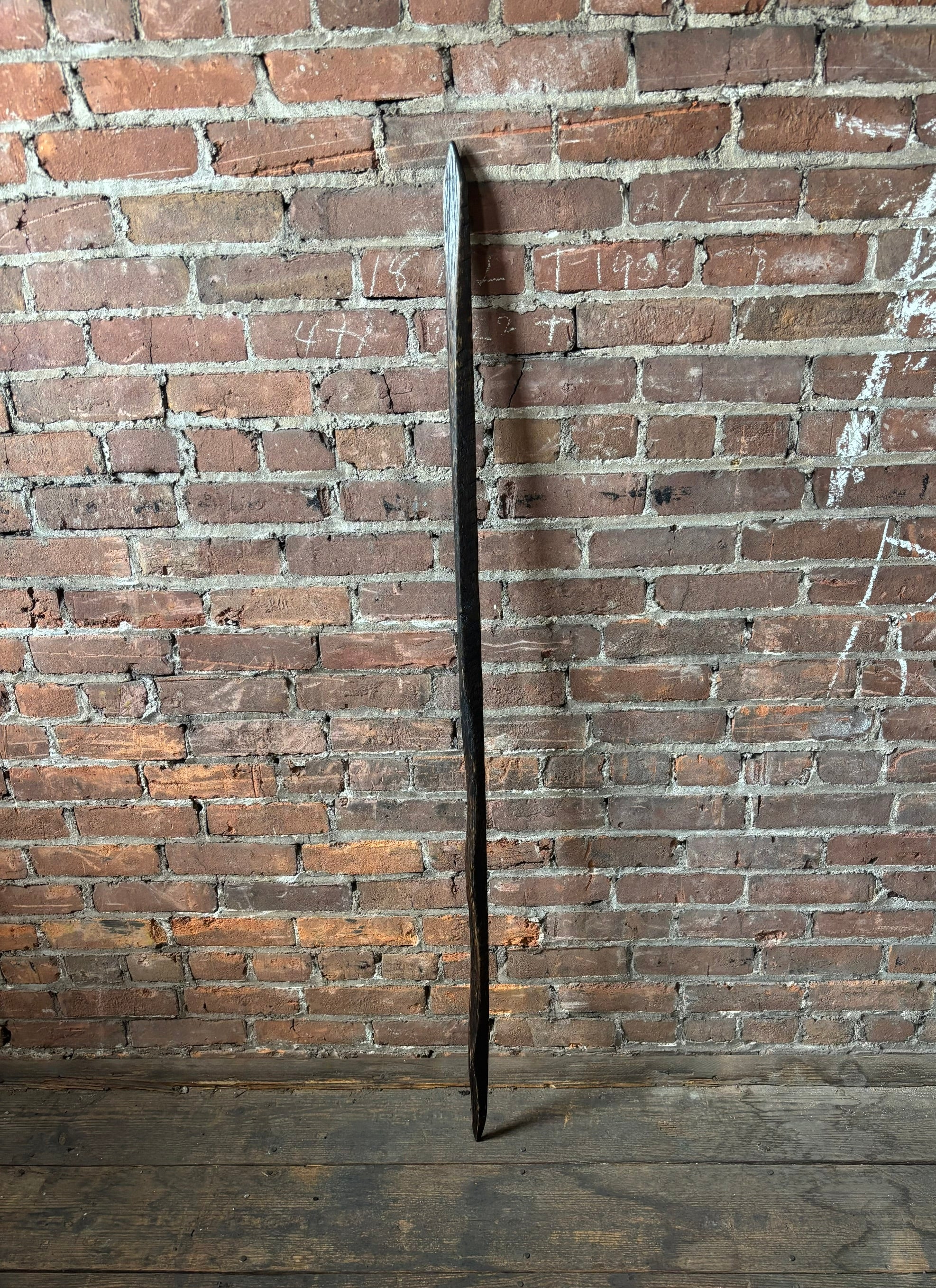 Handcrafted Walking Stick- Made from 100 Year Old Reclaimed Kentucky Tobacco Stick- Walking Stick- Twisty- Hiking Accessory- 'Tall Boy'