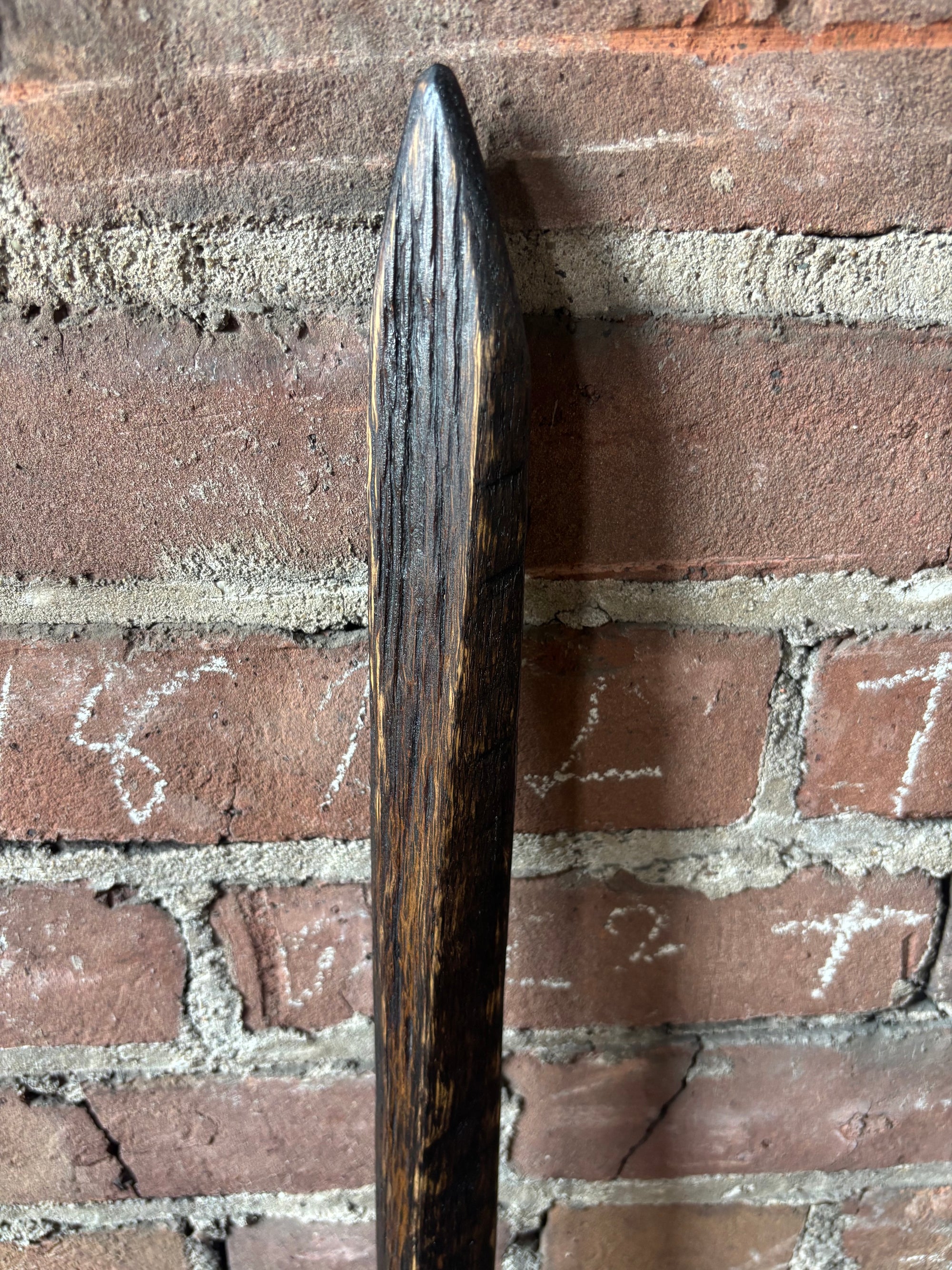 Handcrafted Walking Stick- Made from 100 Year Old Reclaimed Kentucky Tobacco Stick- Walking Stick- Twisty- Hiking Accessory- 'Tall Boy'