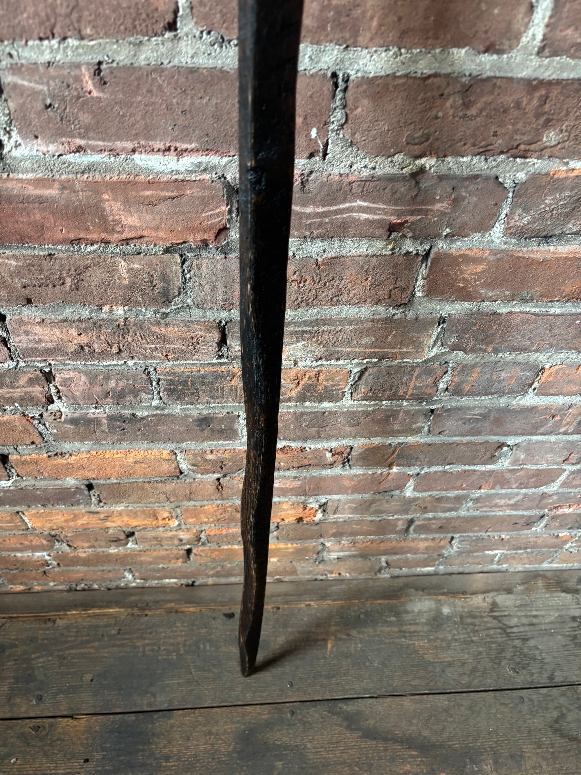 Handcrafted Walking Stick- Made from 100 Year Old Reclaimed Kentucky Tobacco Stick- Walking Stick- Twisty- Hiking Accessory- 'Tall Boy'