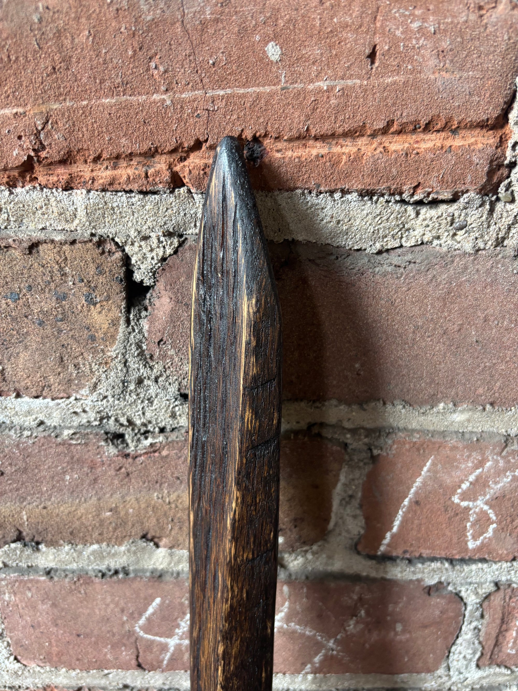 Handcrafted Walking Stick- Made from 100 Year Old Reclaimed Kentucky Tobacco Stick- Walking Stick- Twisty- Hiking Accessory- 'Tall Boy'