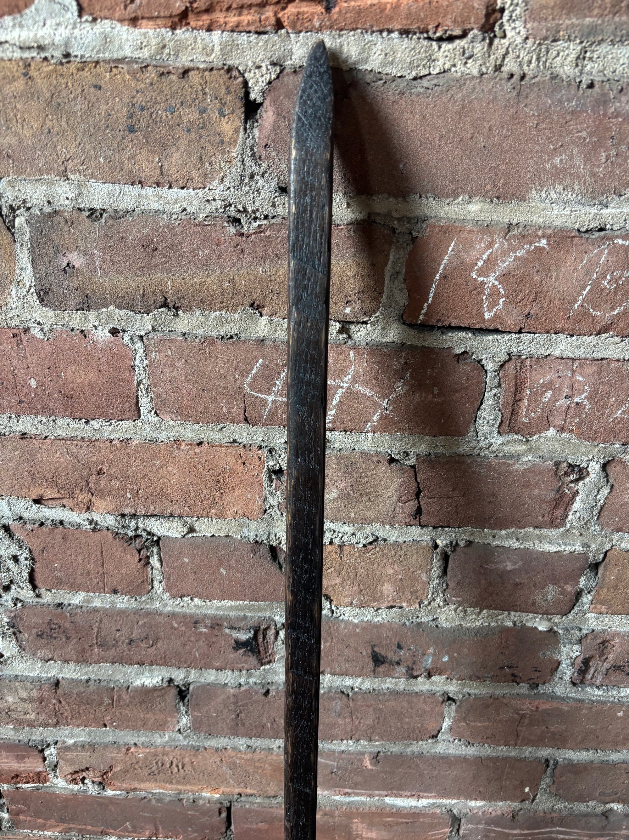 Handcrafted Walking Stick- Made from 100 Year Old Reclaimed Kentucky Tobacco Stick- Walking Stick- Twisty- Hiking Accessory- 'Tall Boy'