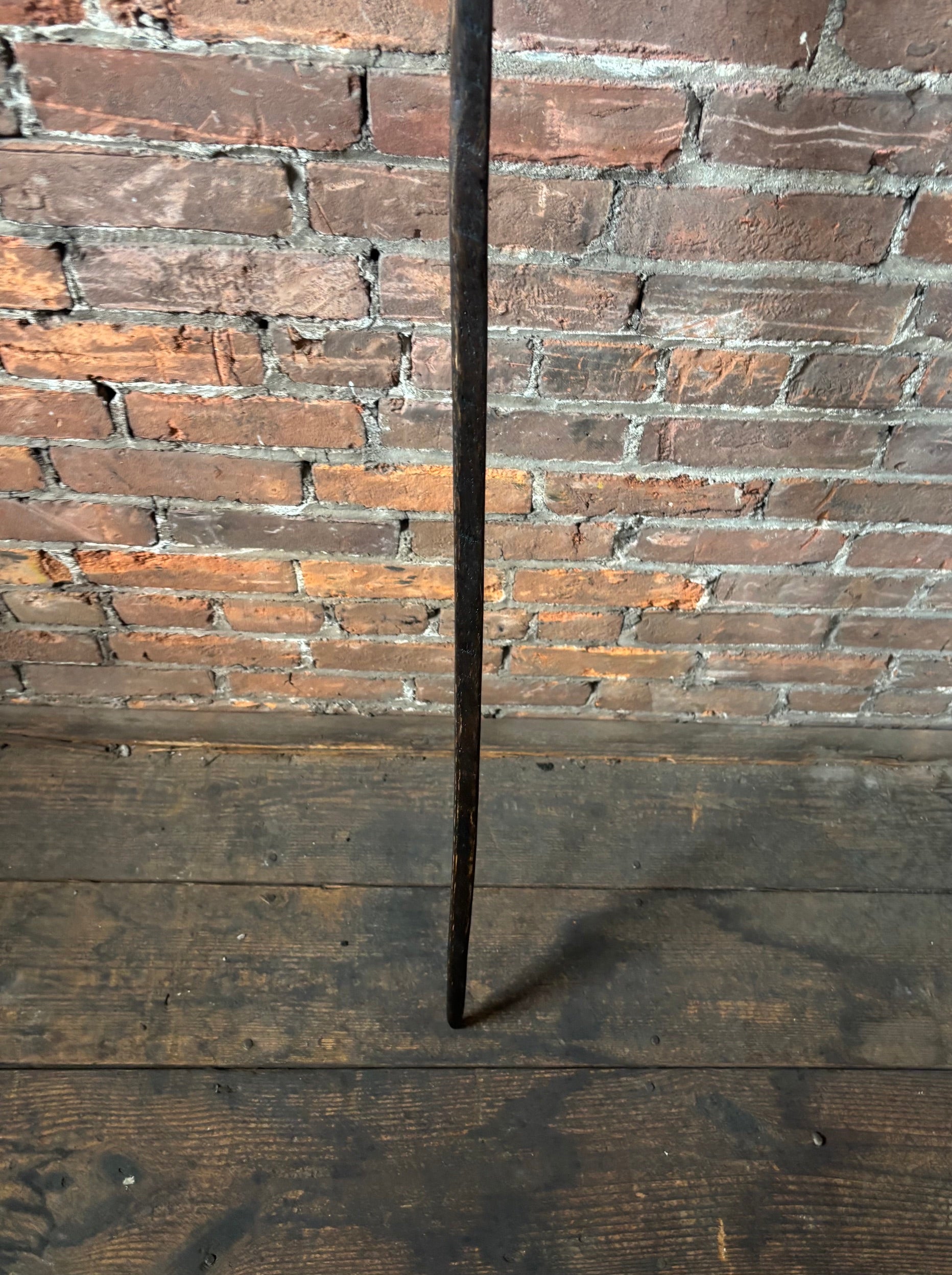 Handcrafted Walking Stick- Made from 100 Year Old Reclaimed Kentucky Tobacco Stick- Walking Stick- Twisty- Hiking Accessory- 'Tall Boy'