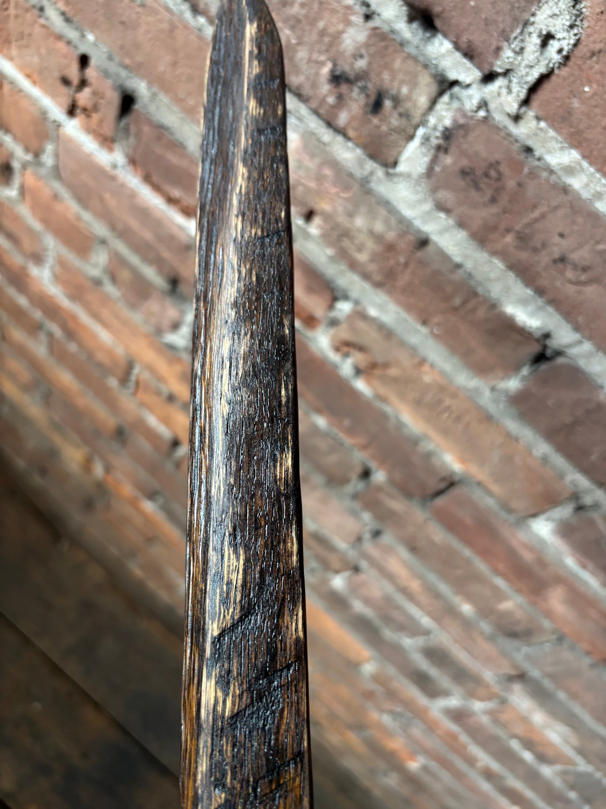 Handcrafted Walking Stick- Made from 100 Year Old Reclaimed Kentucky Tobacco Stick- Walking Stick- Twisty- Hiking Accessory- 'Tall Boy'