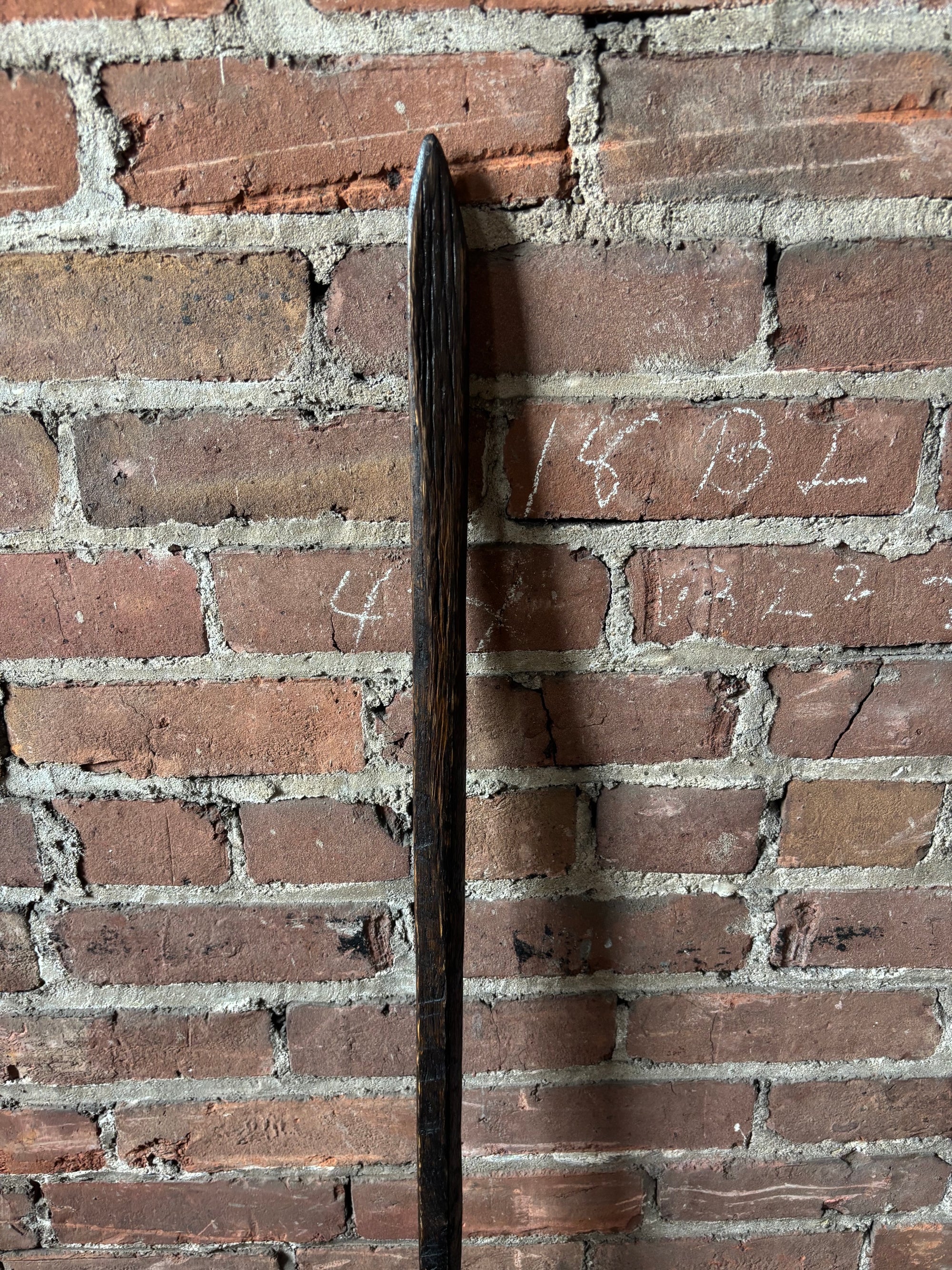 Handcrafted Walking Stick- Made from 100 Year Old Reclaimed Kentucky Tobacco Stick- Walking Stick- Twisty- Hiking Accessory- 'Tall Boy'