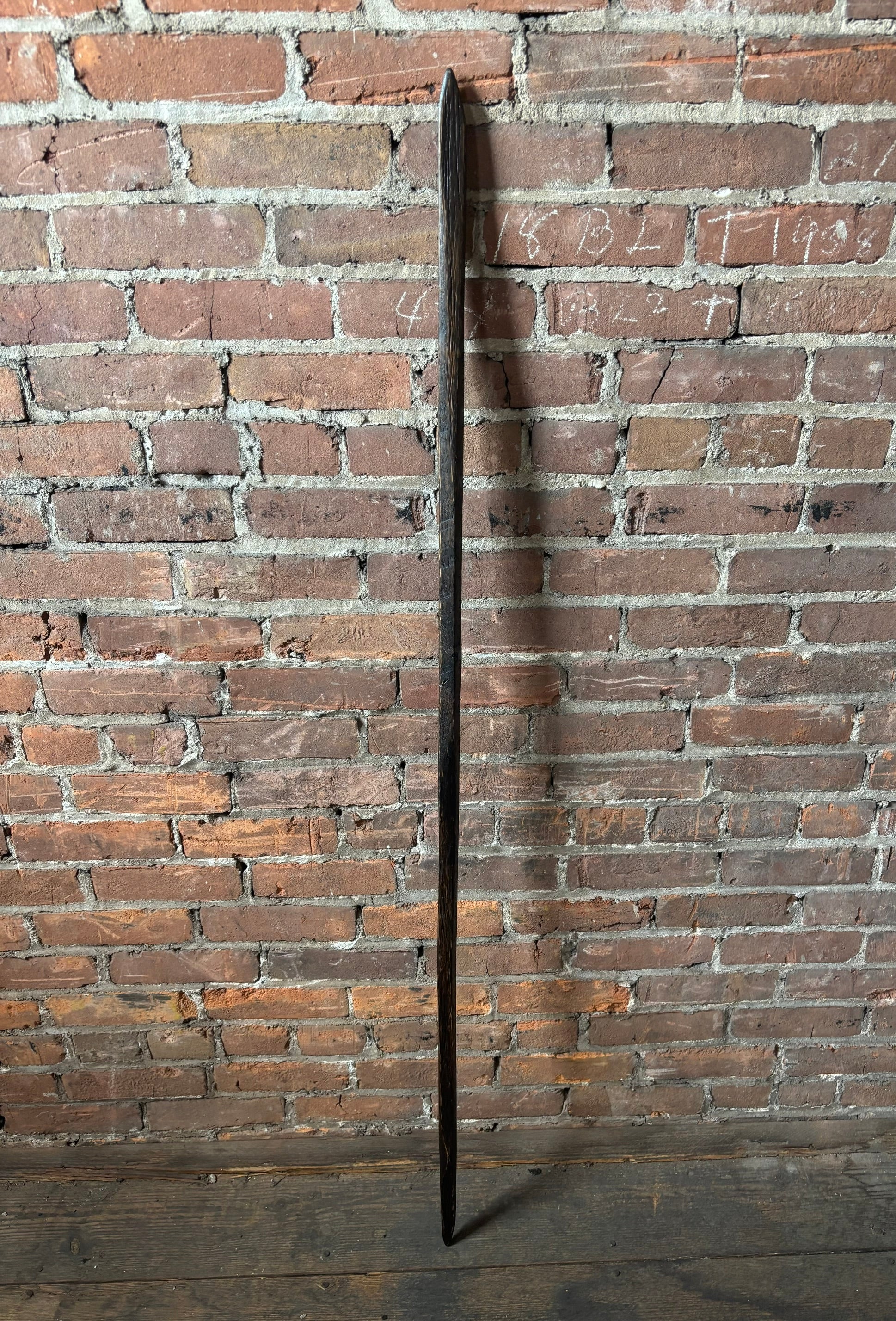 Handcrafted Walking Stick- Made from 100 Year Old Reclaimed Kentucky Tobacco Stick- Walking Stick- Twisty- Hiking Accessory- 'Tall Boy'
