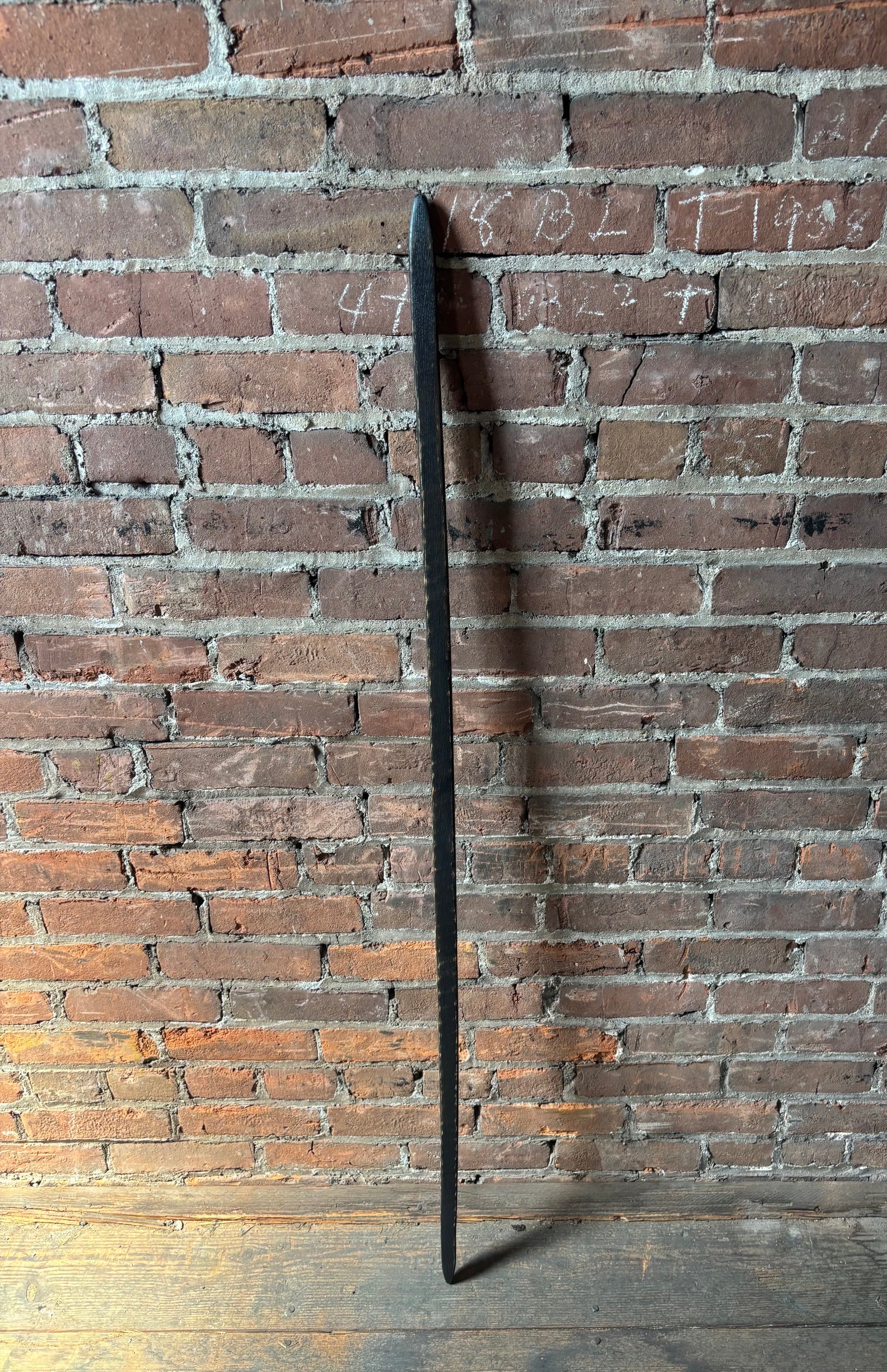 Black Oak Hiking Stick – 100 Year Old Kentucky Tobacco Stick- 'Voodoo'