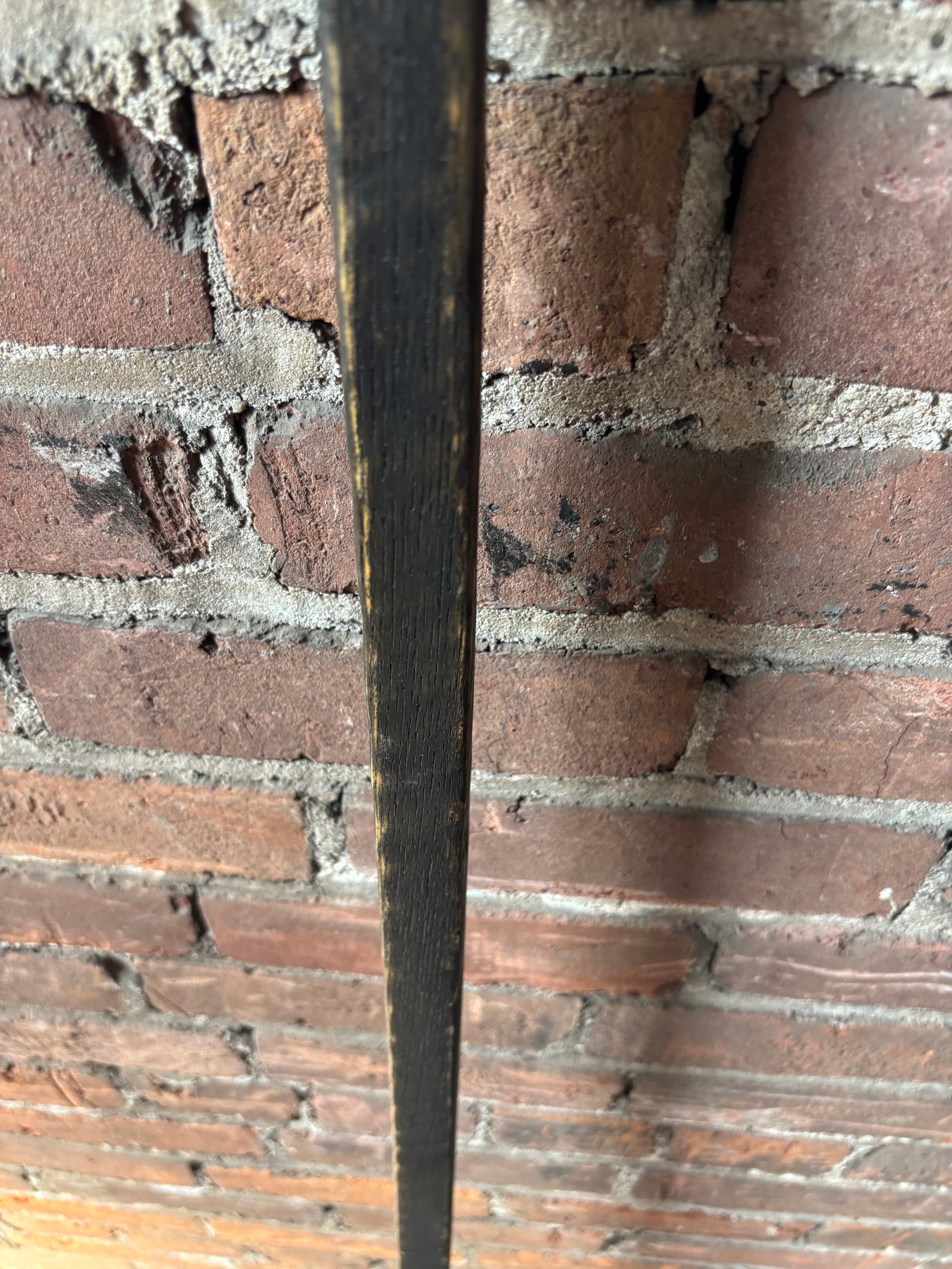 Black Oak Hiking Stick – 100 Year Old Kentucky Tobacco Stick- 'Voodoo'