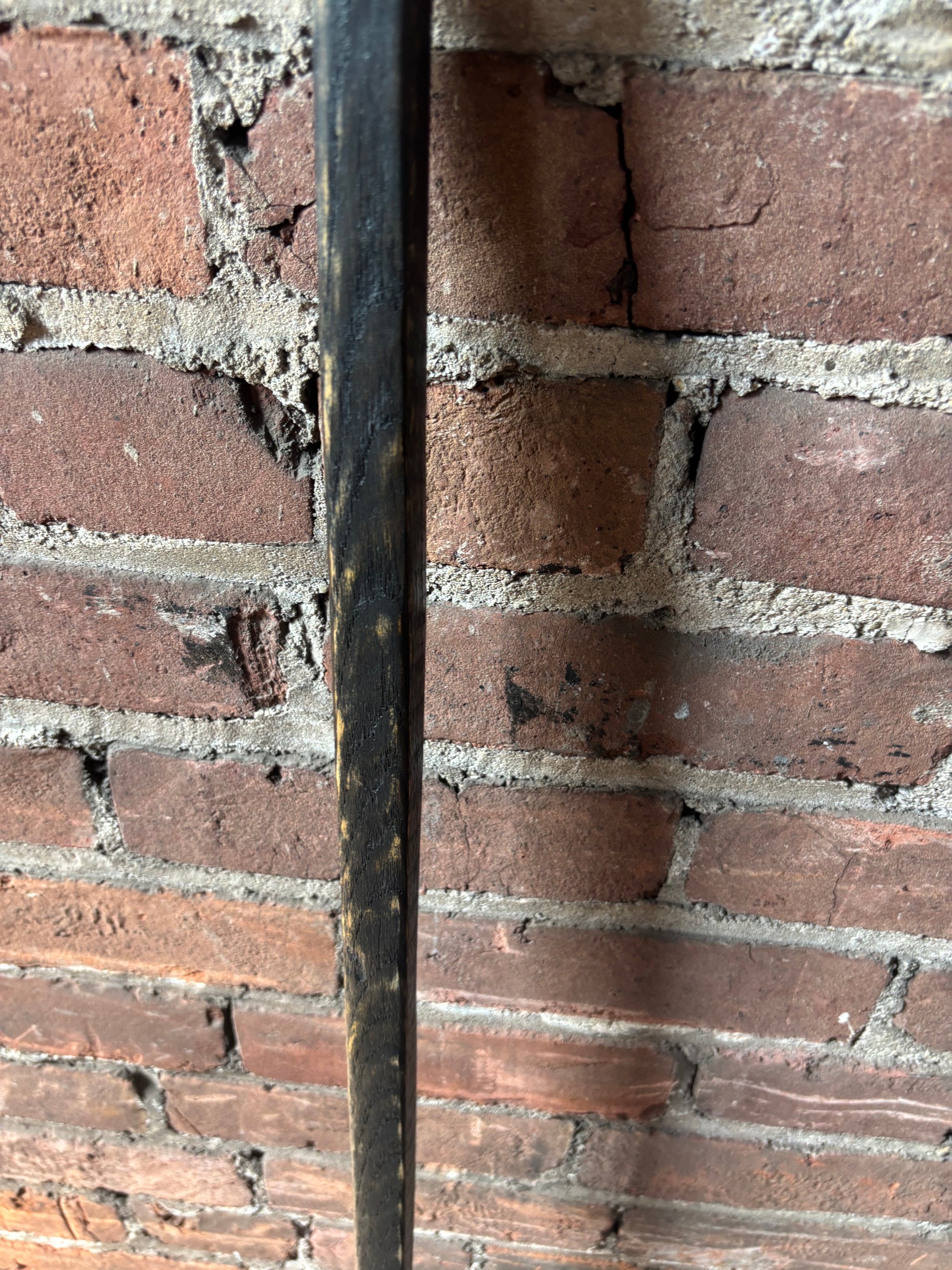 Black Oak Hiking Stick – 100 Year Old Kentucky Tobacco Stick- 'Voodoo'