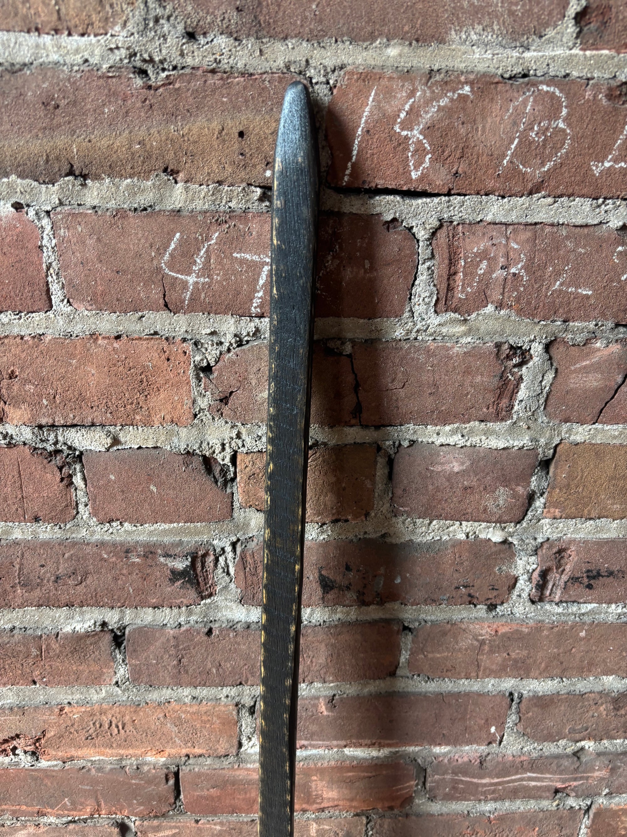Black Oak Hiking Stick – 100 Year Old Kentucky Tobacco Stick- 'Voodoo'