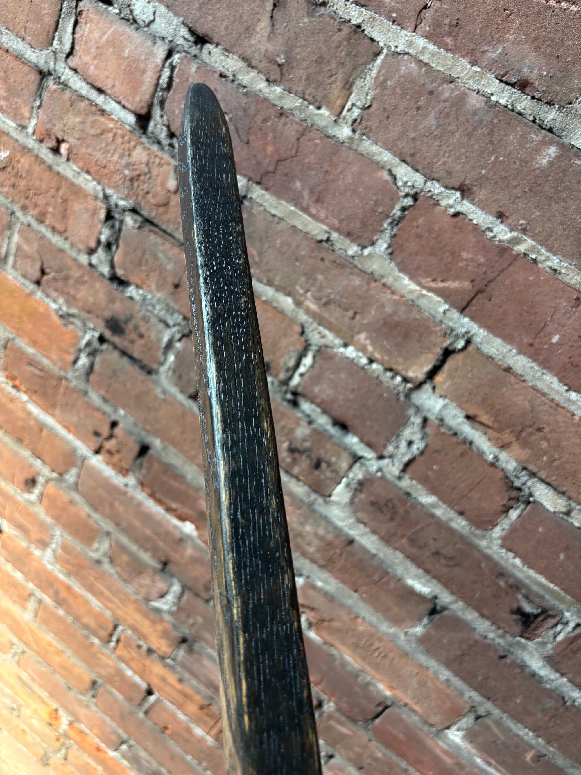 Black Oak Hiking Stick – 100 Year Old Kentucky Tobacco Stick- 'Voodoo'