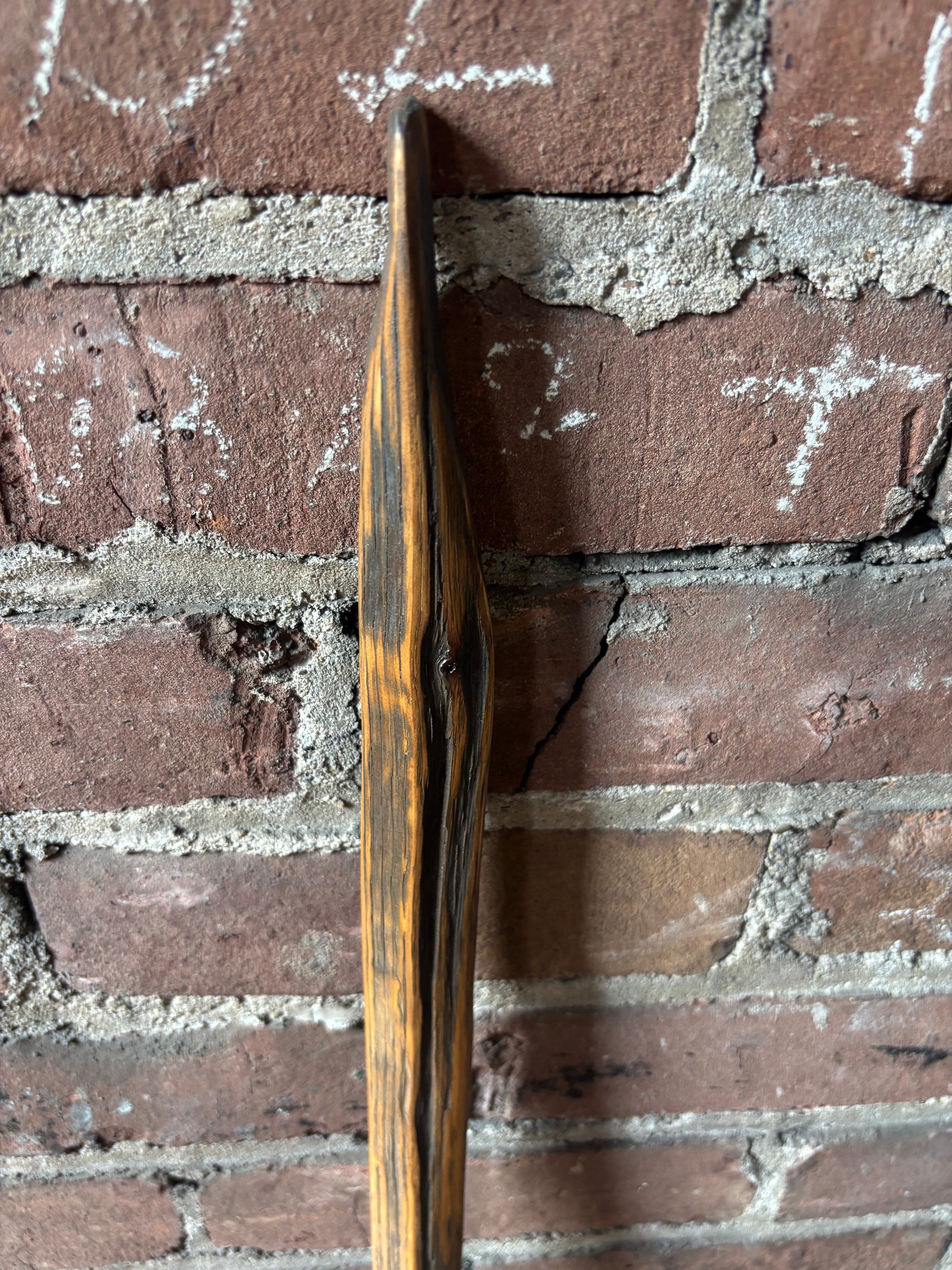 Hiking Stick Made from Reclaimed 100 Year Old Kentucky Tobacco Stick- Walking Stick- Handcrafted- Hiking Accessory- Outdoors- 'Old Man'