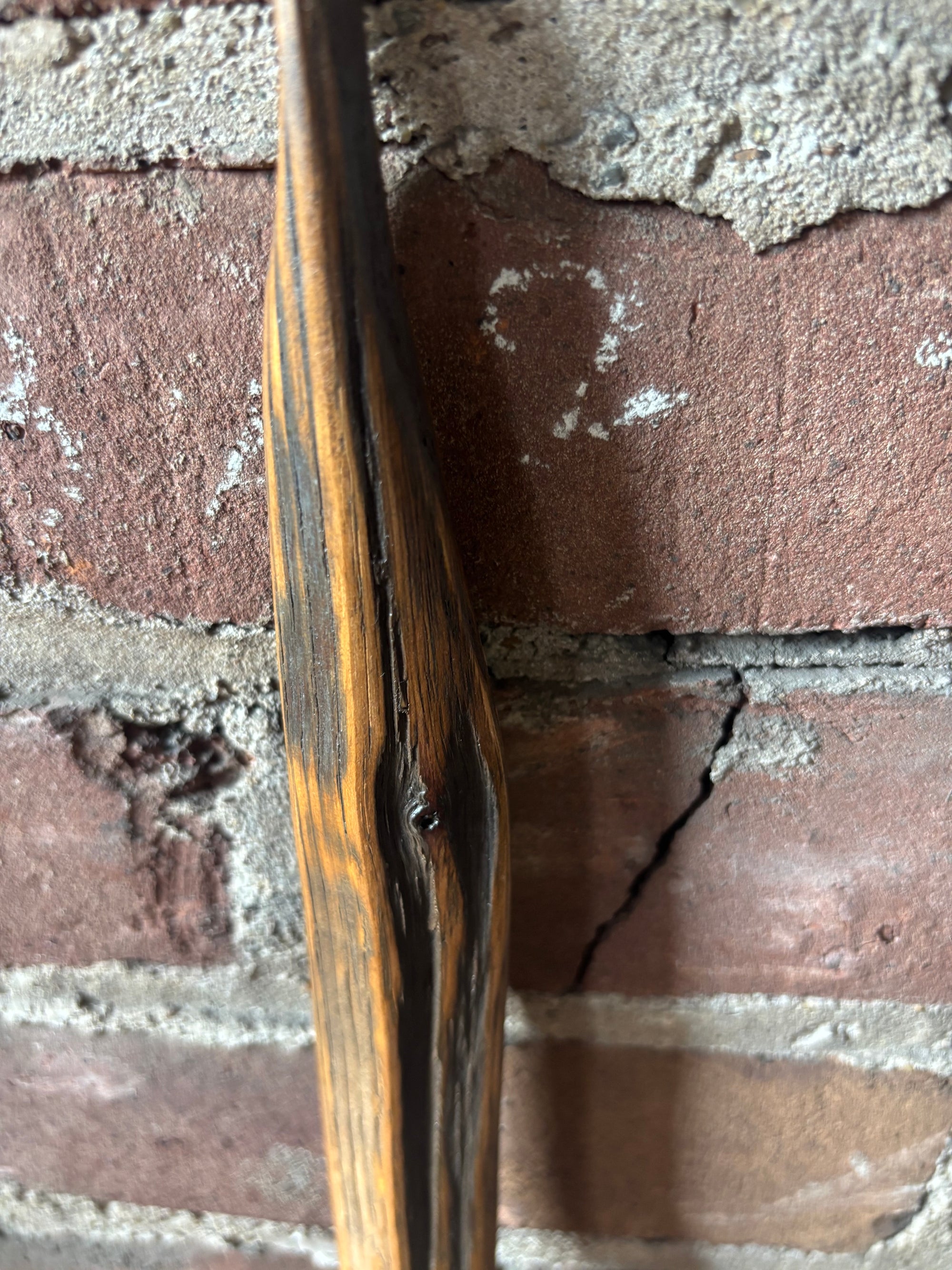 Hiking Stick Made from Reclaimed 100 Year Old Kentucky Tobacco Stick- Walking Stick- Handcrafted- Hiking Accessory- Outdoors- 'Old Man'