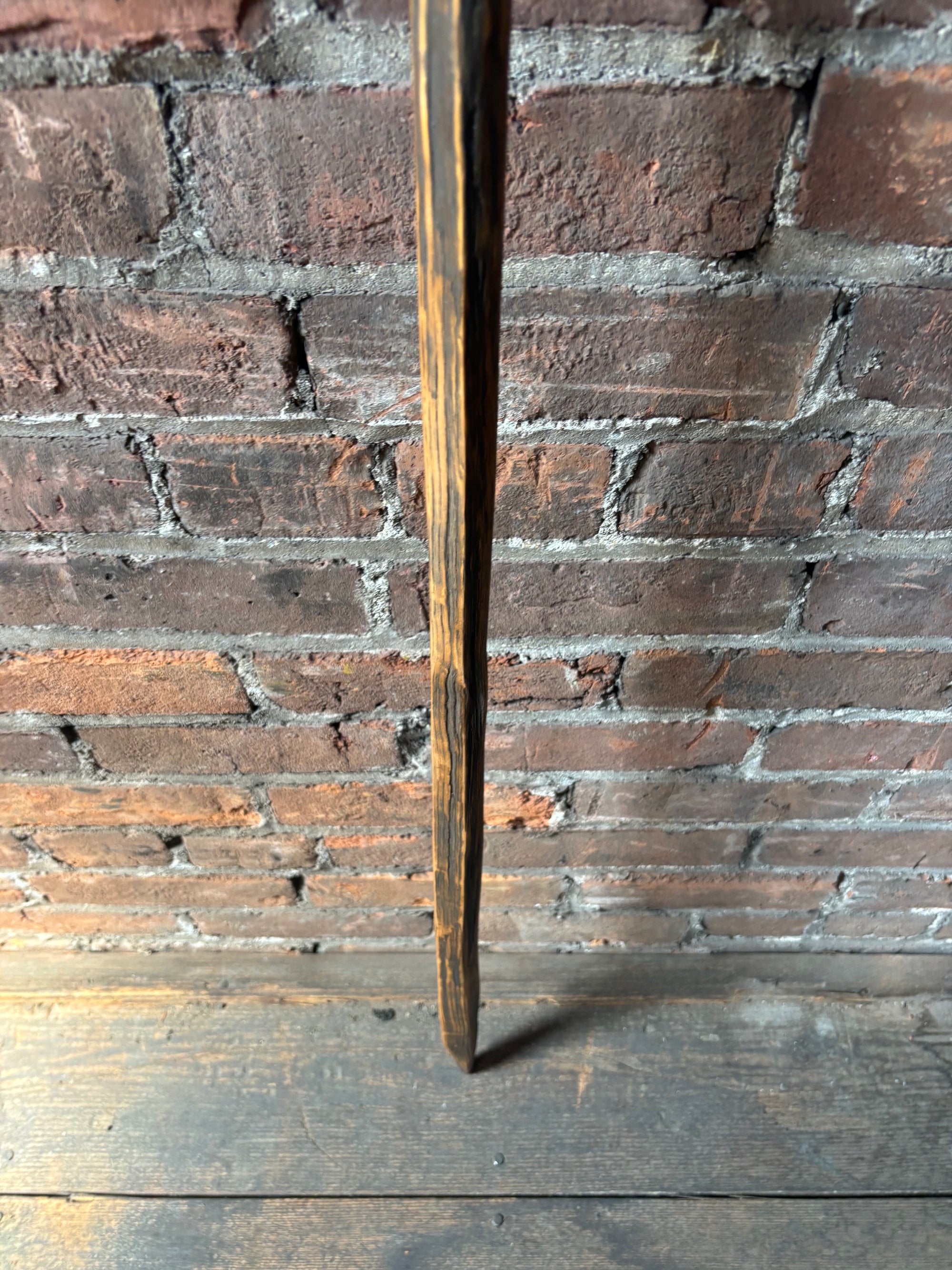 Hiking Stick Made from Reclaimed 100 Year Old Kentucky Tobacco Stick- Walking Stick- Handcrafted- Hiking Accessory- Outdoors- 'Old Man'
