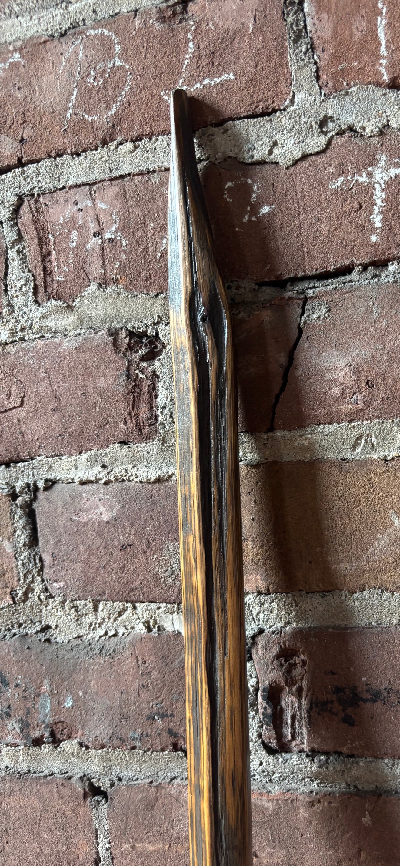Hiking Stick Made from Reclaimed 100 Year Old Kentucky Tobacco Stick- Walking Stick- Handcrafted- Hiking Accessory- Outdoors- 'Old Man'