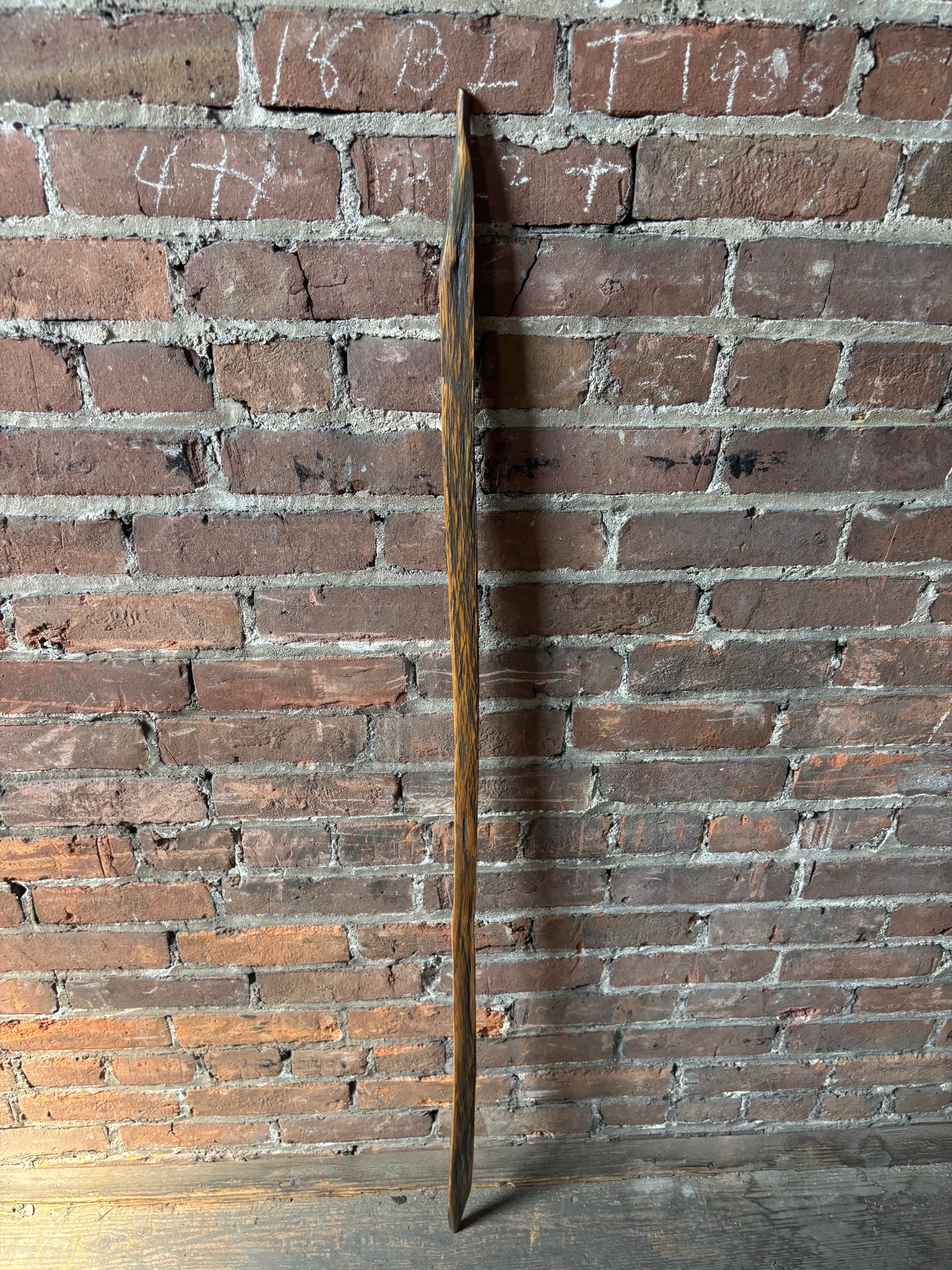 Hiking Stick Made from Reclaimed 100 Year Old Kentucky Tobacco Stick- Walking Stick- Handcrafted- Hiking Accessory- Outdoors- 'Old Man'