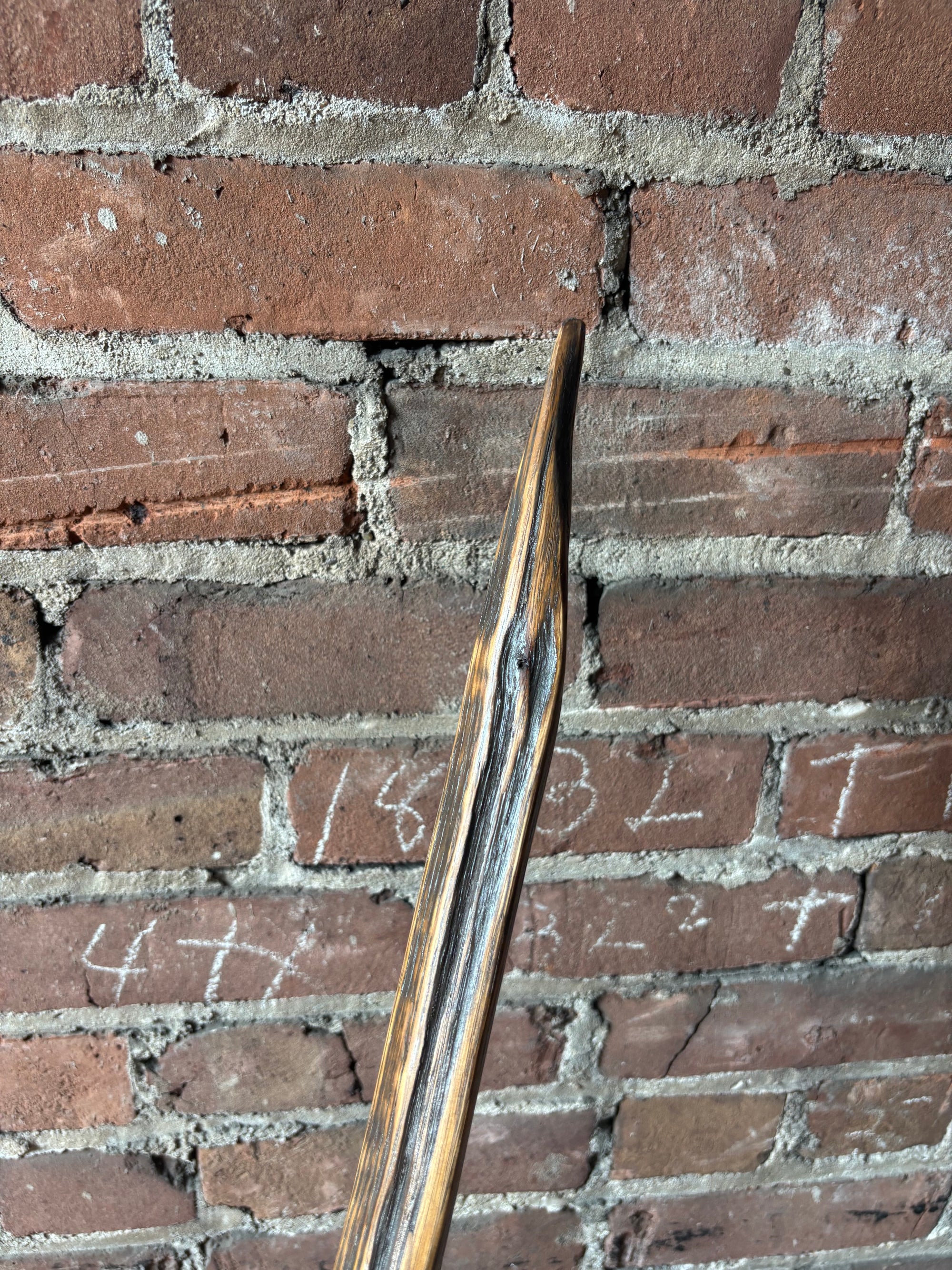 Hiking Stick Made from Reclaimed 100 Year Old Kentucky Tobacco Stick- Walking Stick- Handcrafted- Hiking Accessory- Outdoors- 'Old Man'
