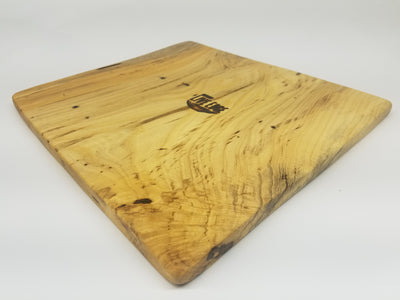 Rustic organic live edge olive wood cutting board tray