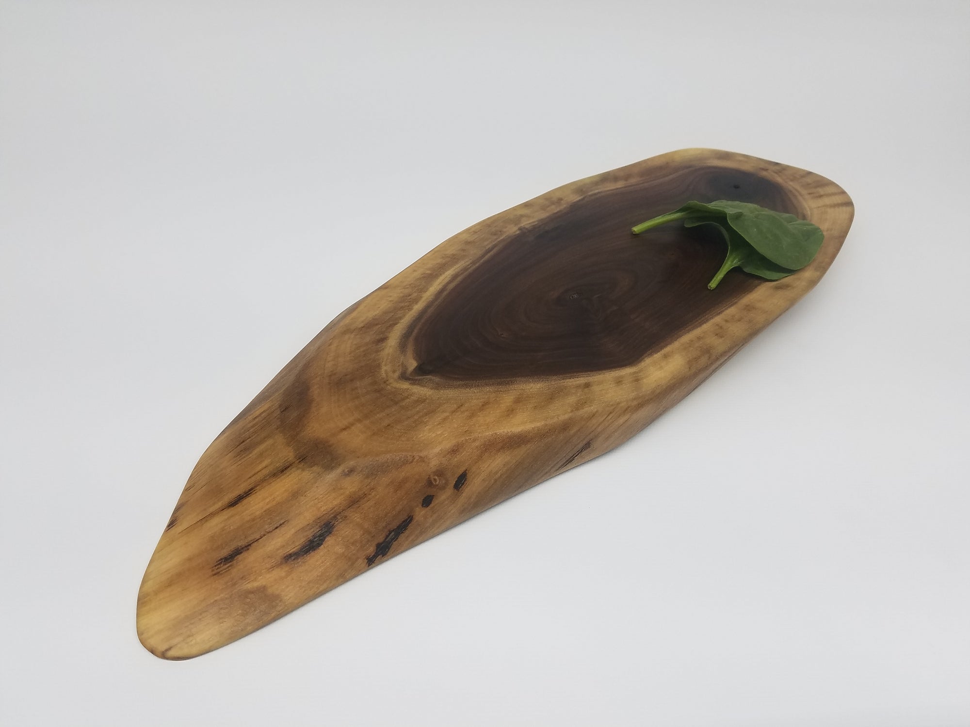Wood Slice Charcuterie Board- Serving Board- Live Edge- Walnut- Oval- Food Safe- Reclaimed- Gift- Trivet- Spoon Rest- Handmade- Live Edge