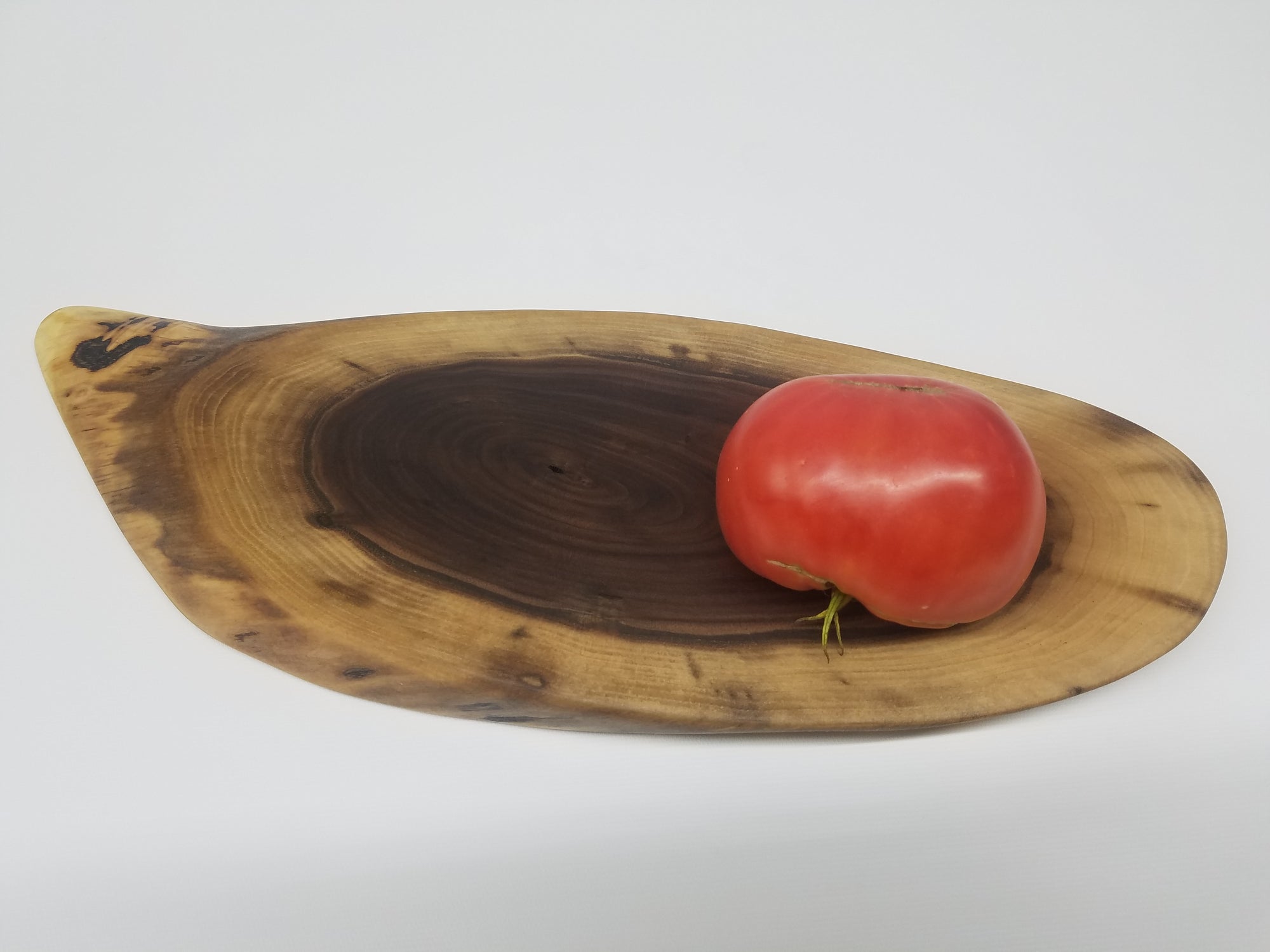 Handmade Walnut Charcuterie Board- Live Edge- Oval- Food Safe- Reclaimed Wood- Gift- Trivet- Spoon Rest- Serving Board- Tapas- Foodie- Funky