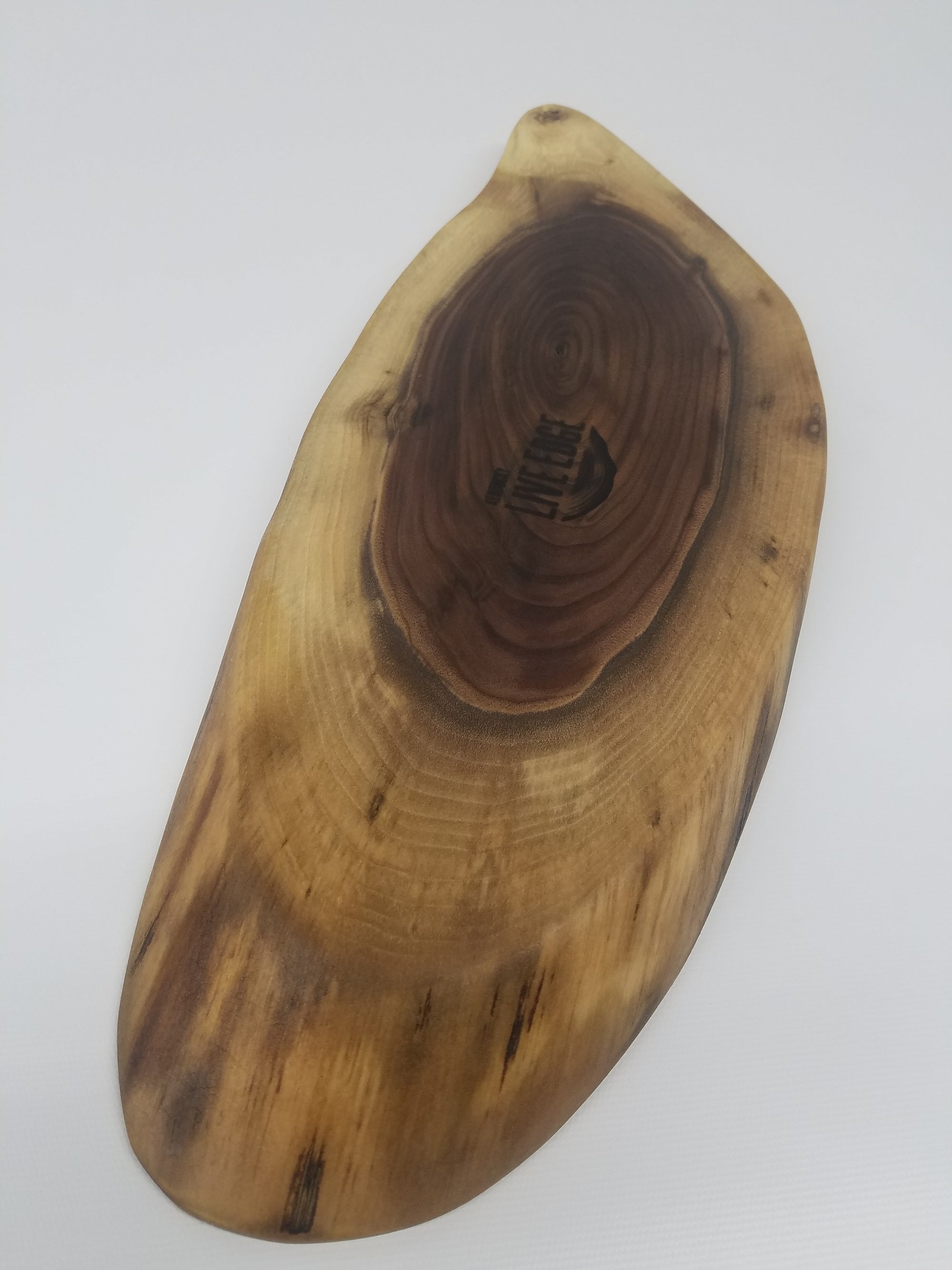 Round Wood Cutting Board, Natural Handmade Wood