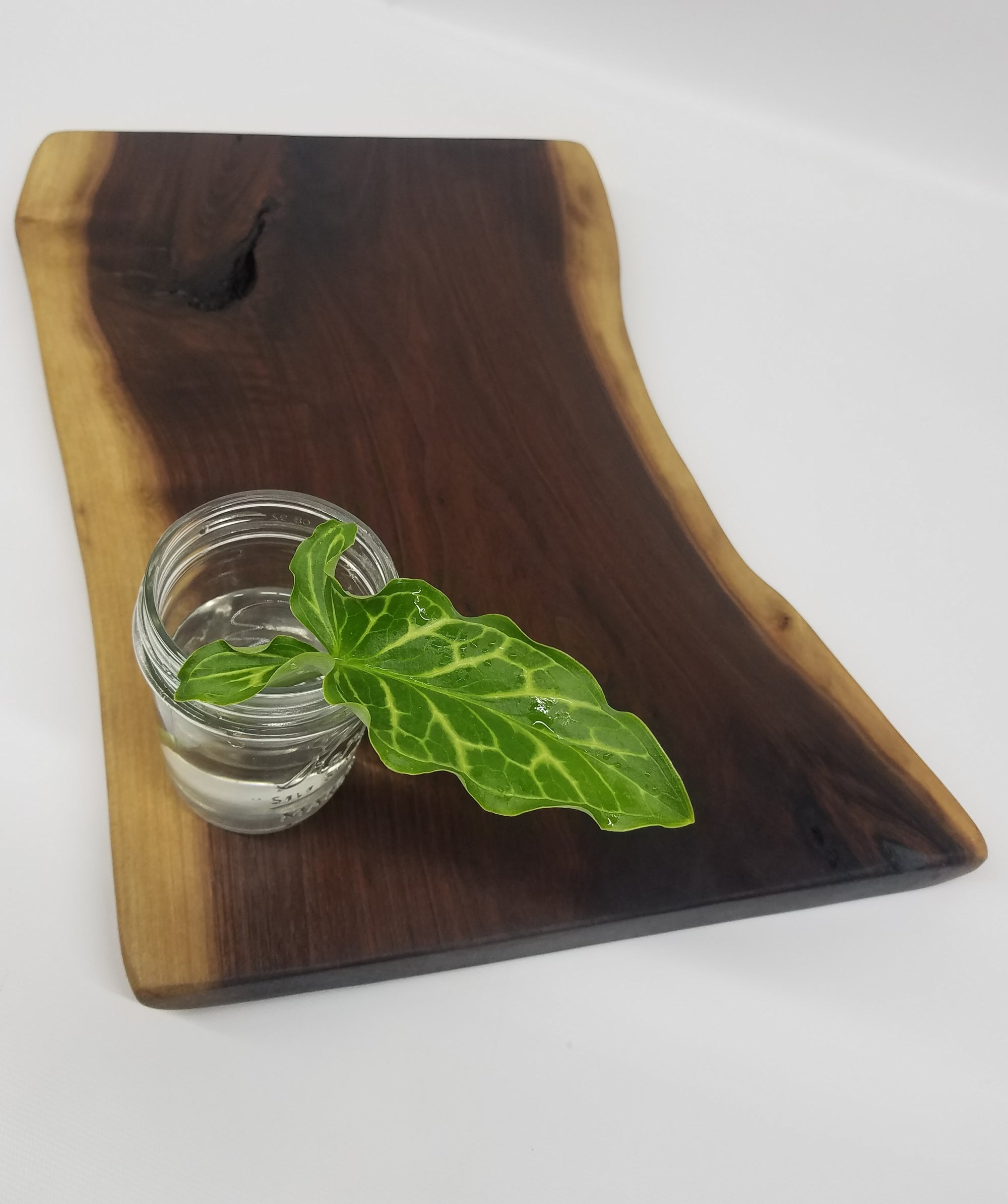 Large Serving Board- Reclaimed Hardwood- Walnut- Charcuterie- Cheese Board- Cutting Board- Bread Board- Gift- Foodie- Chef- Live Edge- Cool