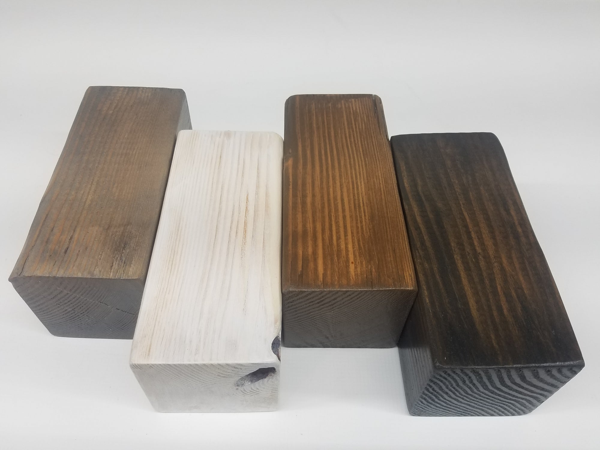 Wood Block Risers- Decor Risers- Black- Walnut- Whitewash- Gray- Plant -  Kentucky LiveEdge