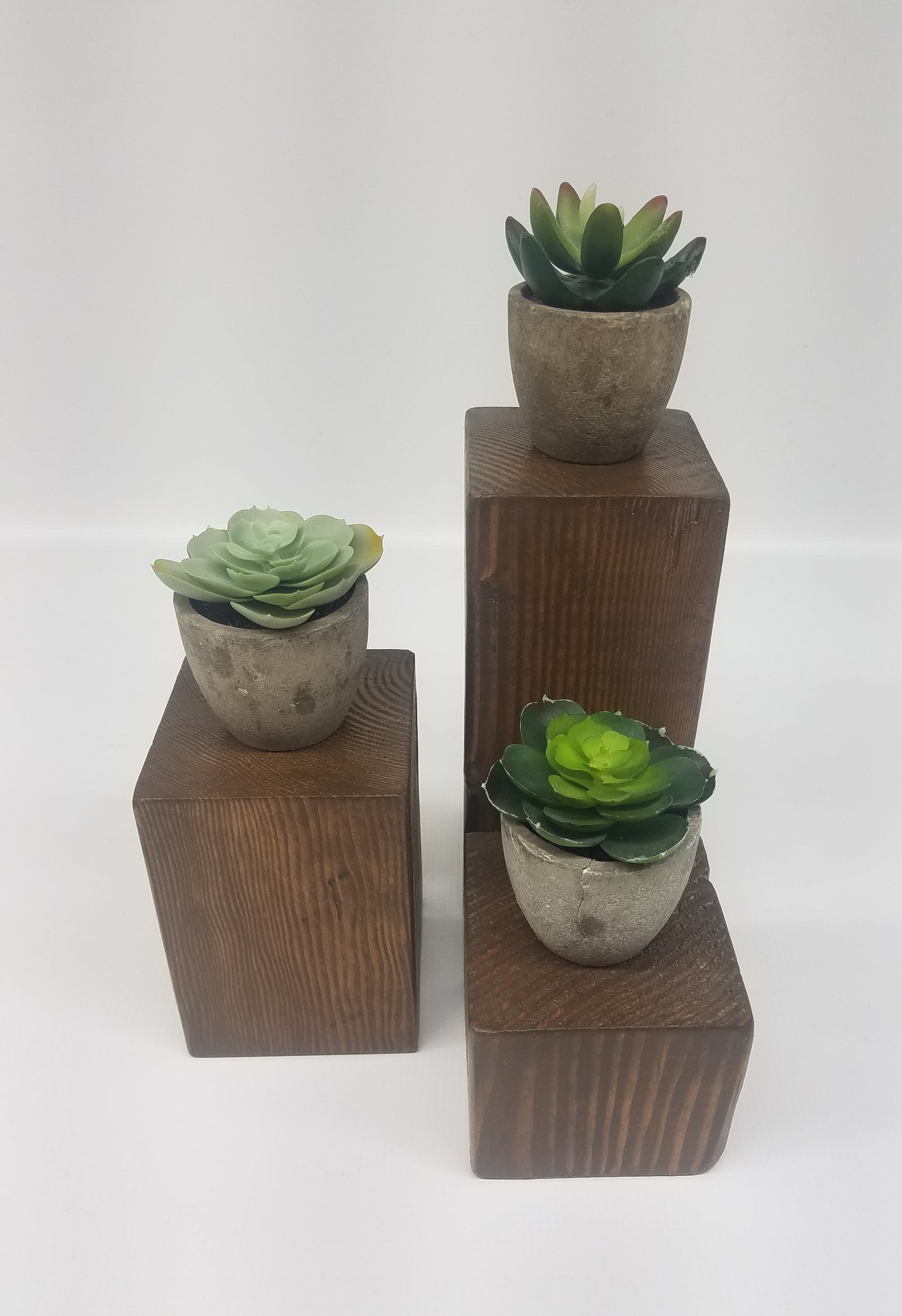 Wooden Riser- Miniature Plant Stand- Photo Display- Decor Riser- Vase -  Kentucky LiveEdge