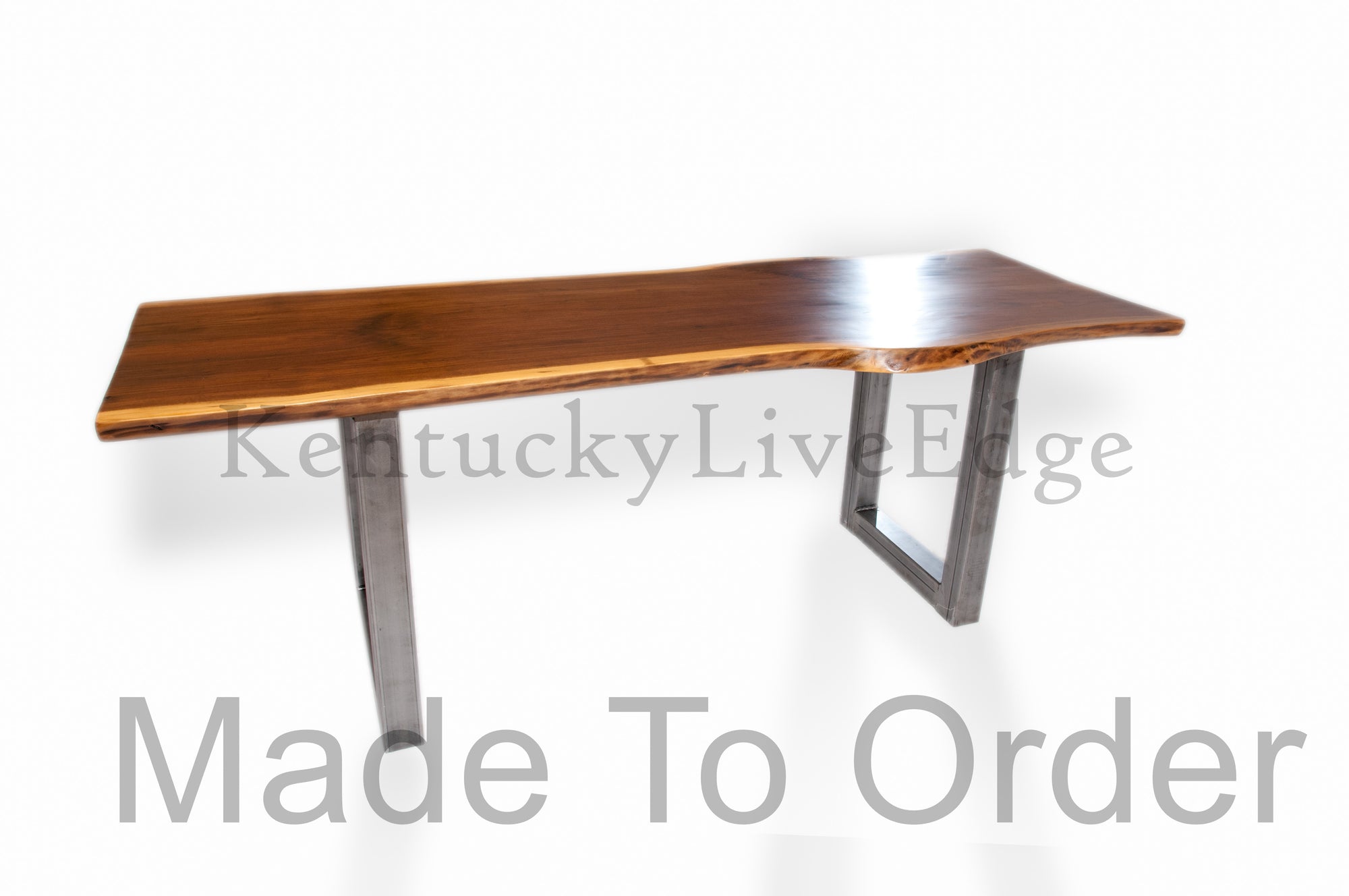 Made to Order Dining Table- Conference Table- Live Edge- Modern- Rustic- Hardwood- Urban Reclaim- Reclaimed Wood- Steel Legs- Custom